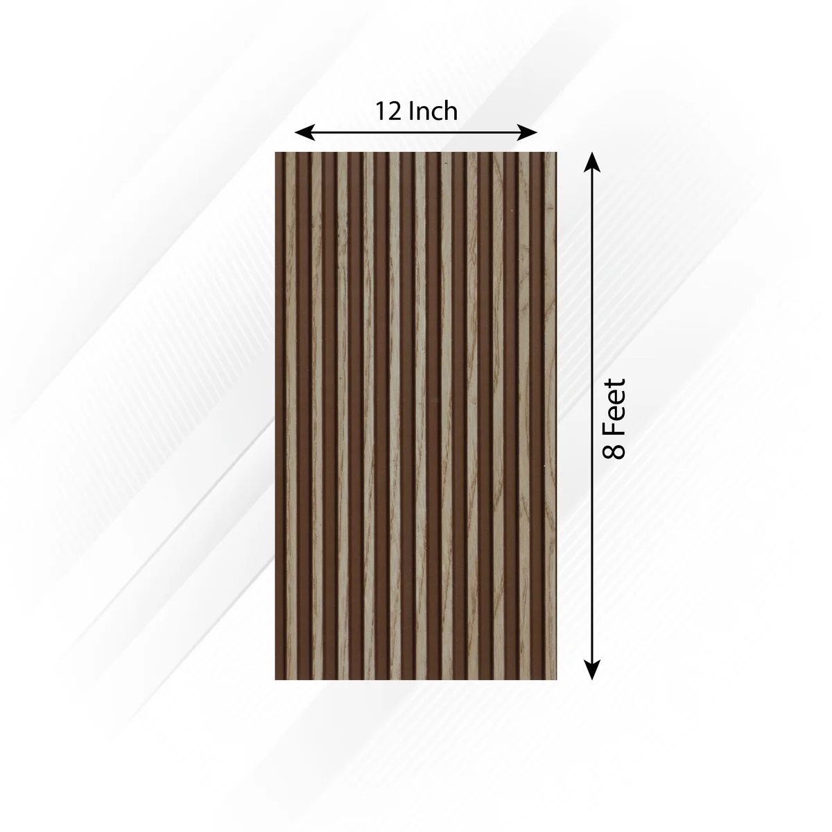 Frikly Basics Louvers Panel/Planks 8 Feet * 1 Feet - VDGL 0012728 FB