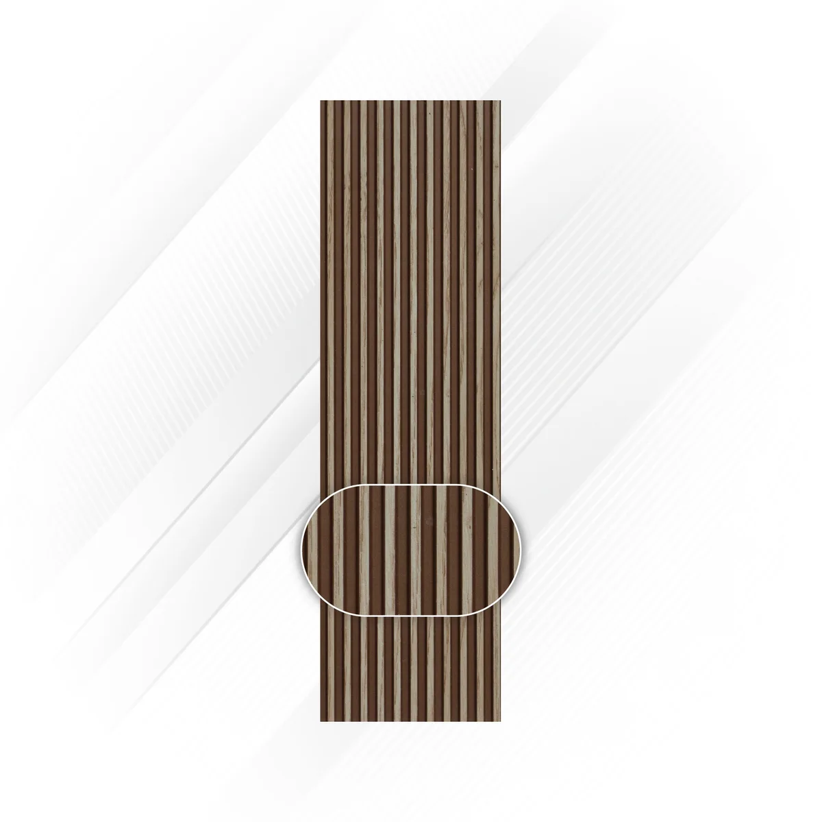 Frikly Basics Louvers Panel/Planks 8 Feet * 1 Feet - VDGL 0012728 FB