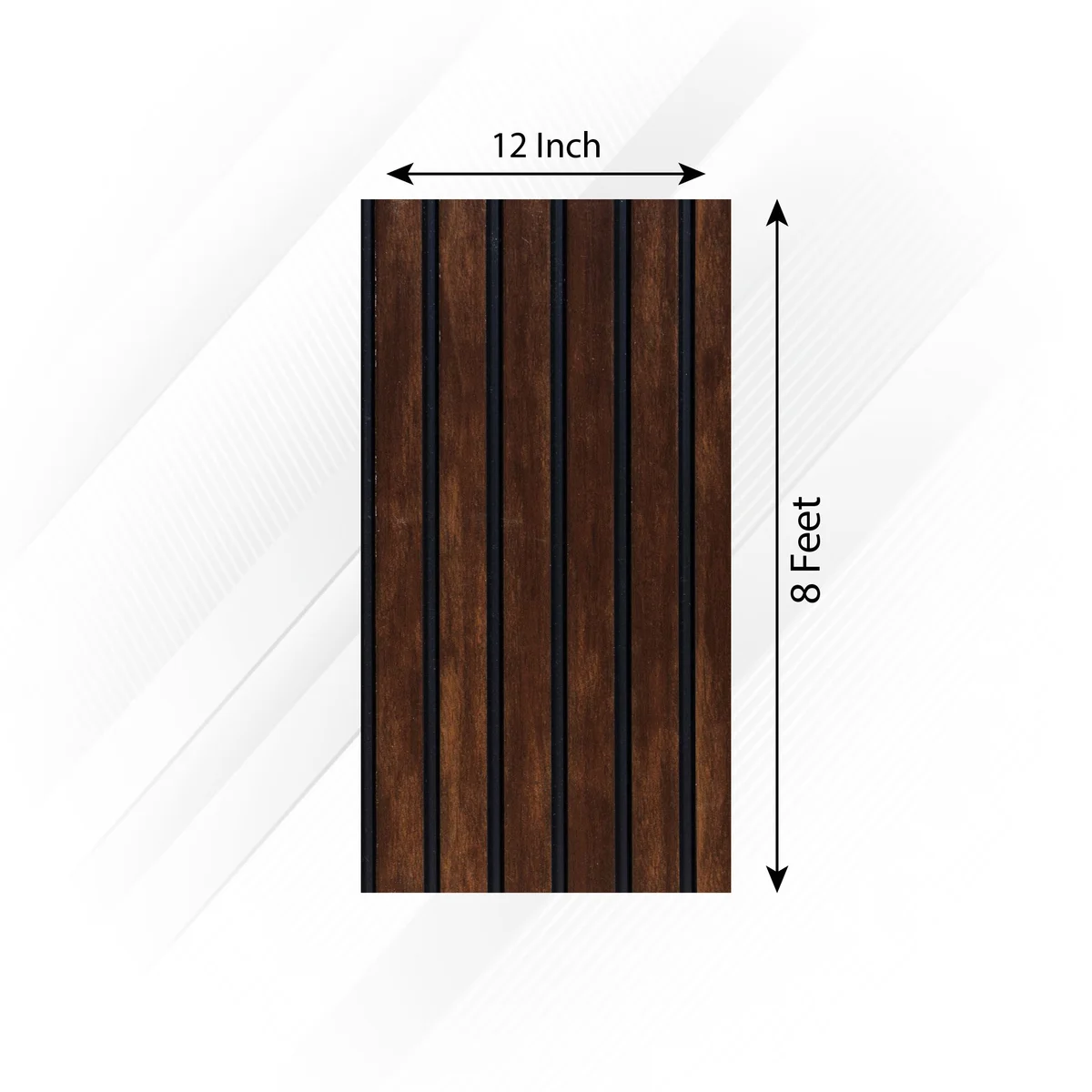 Frikly Basics Louvers Panel/Planks 8 Feet * 1 Feet - VDGL 0012714 FB