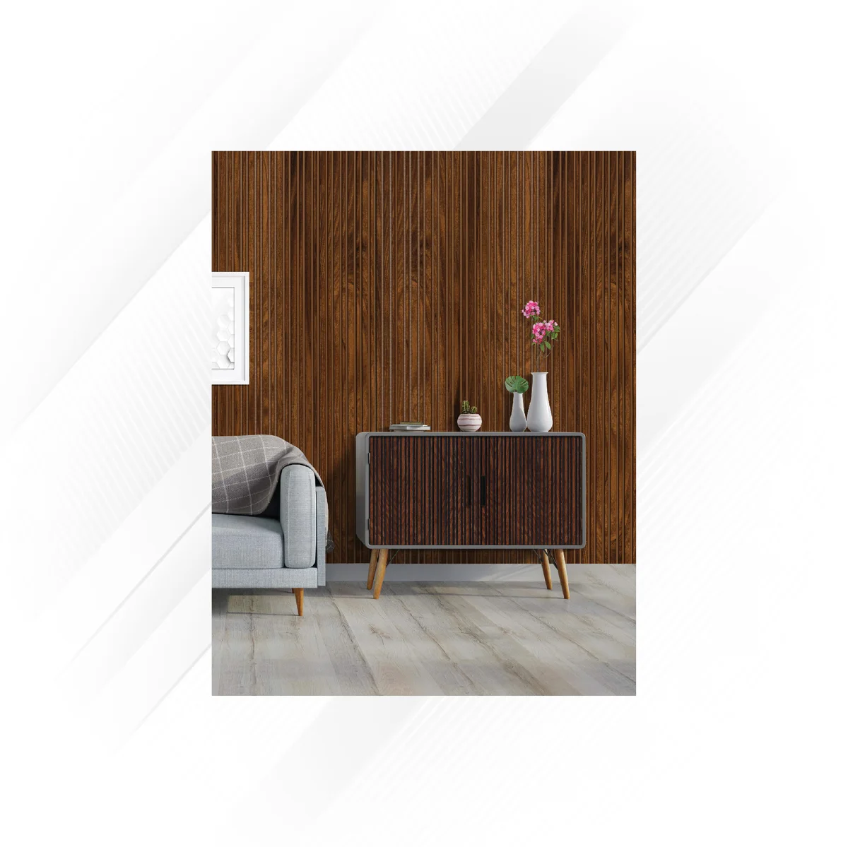 Frikly Basics Louvers Panel/Planks 8 Feet * 1 Feet - VDGL 0012708 FB