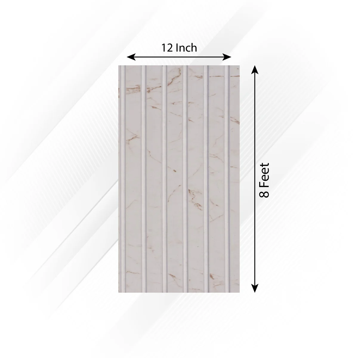 Frikly Basics Louvers Panel/Planks 8 Feet * 1 Feet - VDGL 0012716 FB