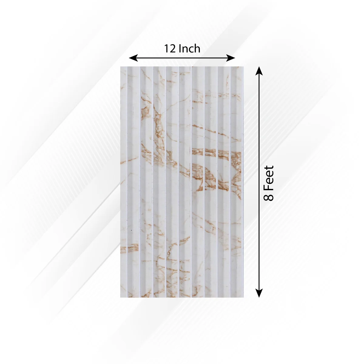 Frikly Basics Louvers Panel/Planks 8 Feet * 1 Feet - VDGL 0012730 FB