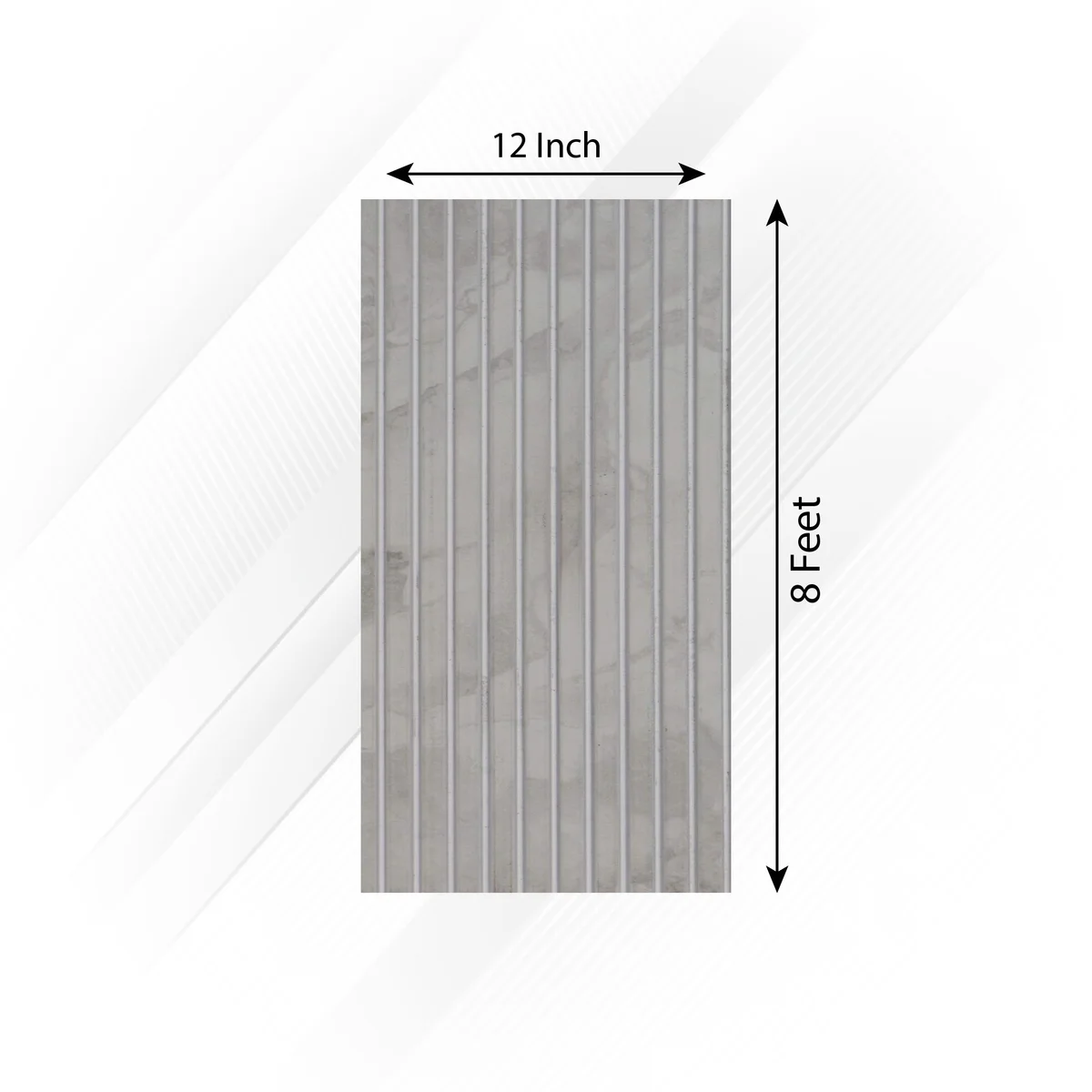 Frikly Basics Louvers Panel/Planks 8 Feet * 1 Feet - VDGL 0012744 FB