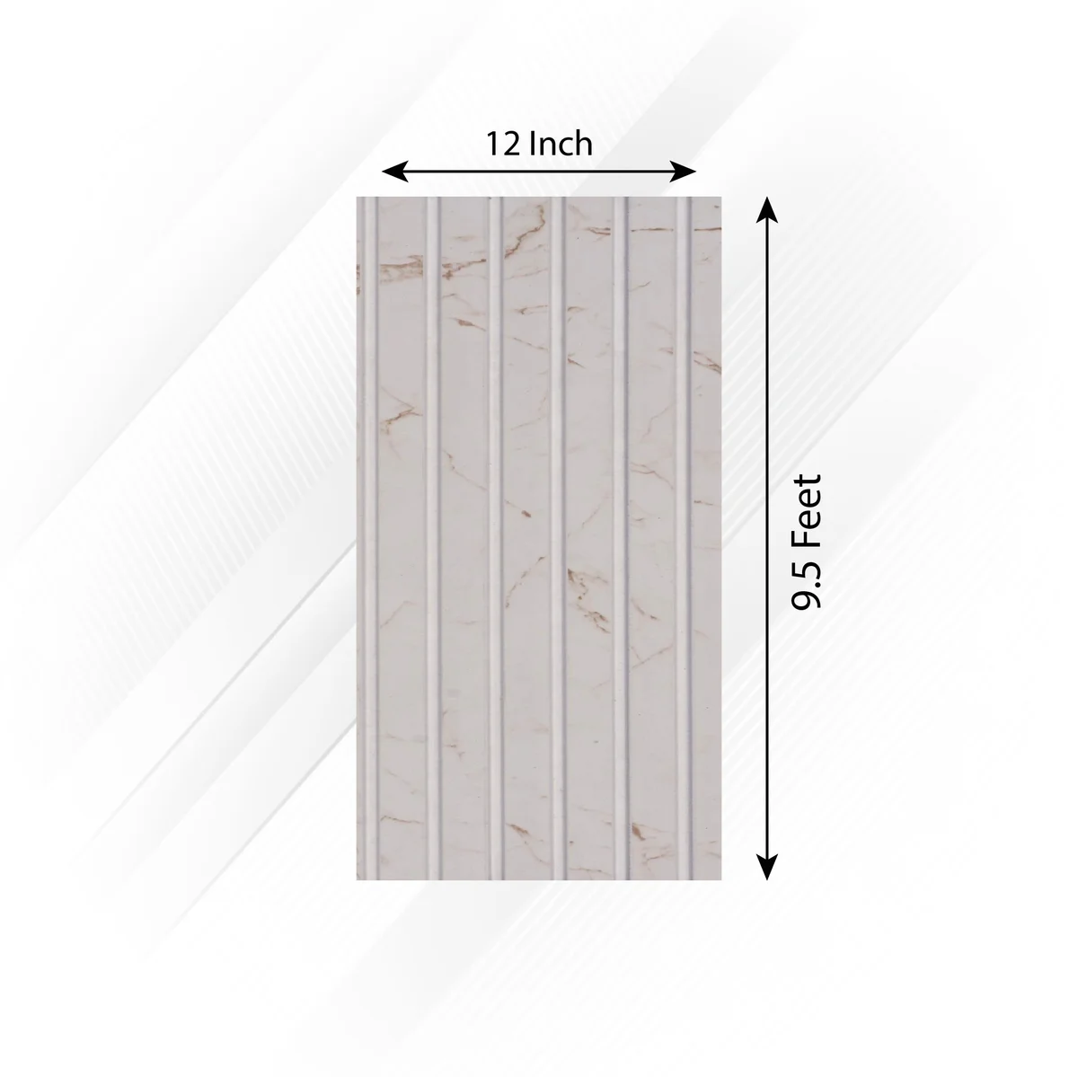 Frikly Basics Louvers Panel/Planks 9.5 Feet * 1 Feet - GL 912716