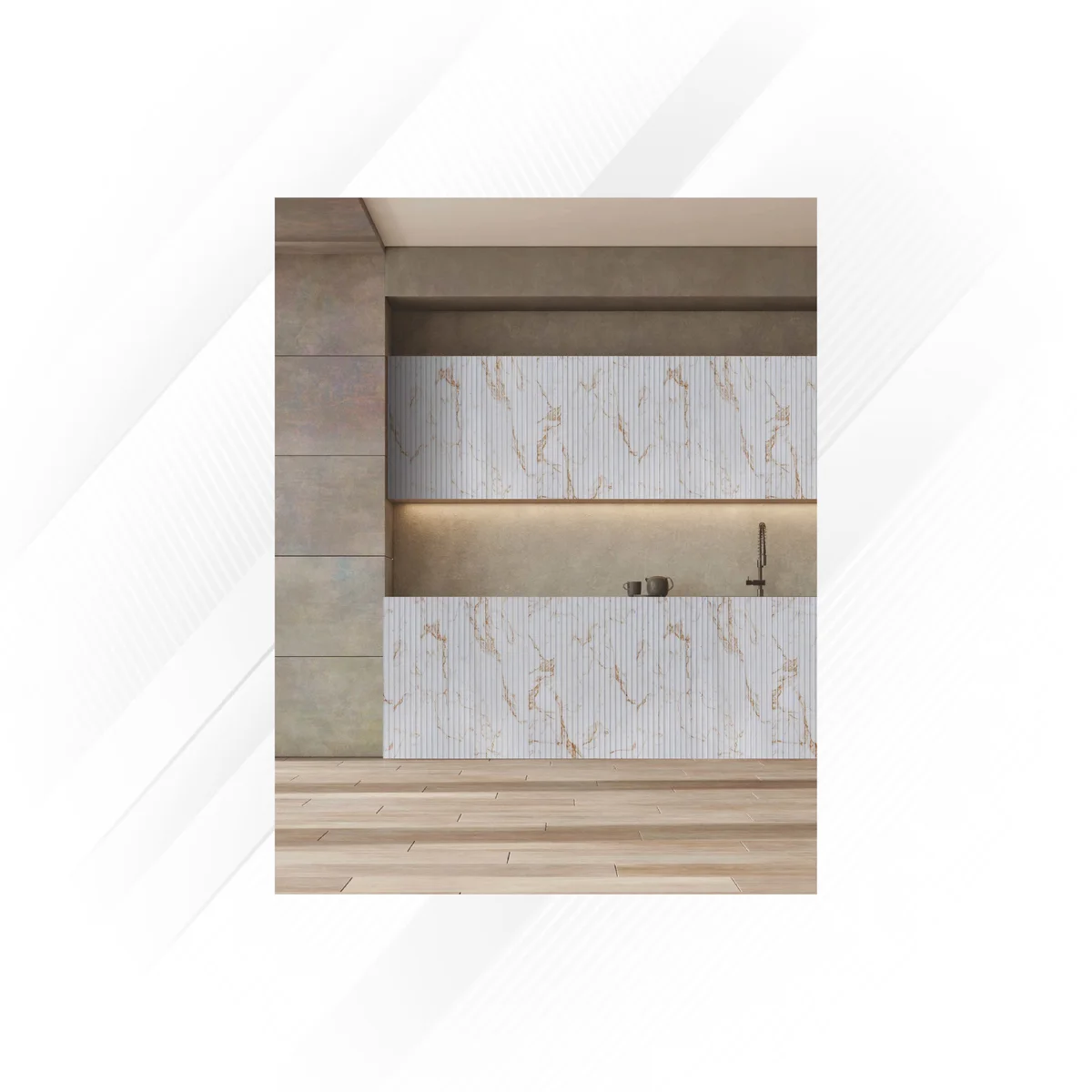 Frikly Basics Louvers Panel/Planks 9.5 Feet * 1 Feet - GL 912730