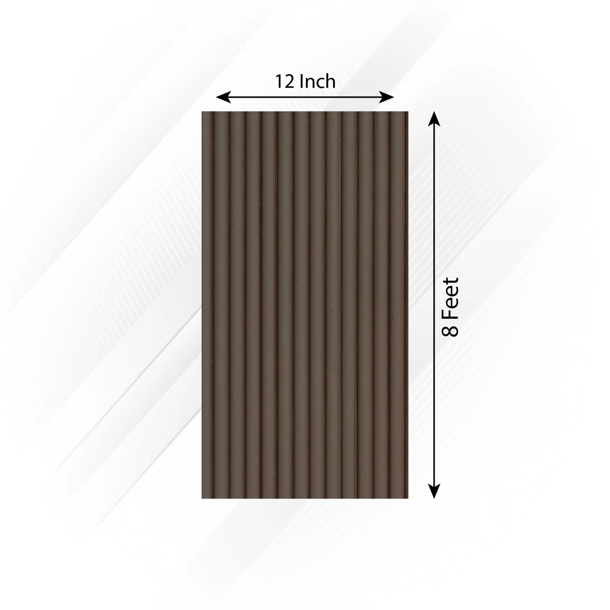 Frikly Basics Louvers Panel/Planks 8 Feet * 1 Feet - VDGL 0012745 FB