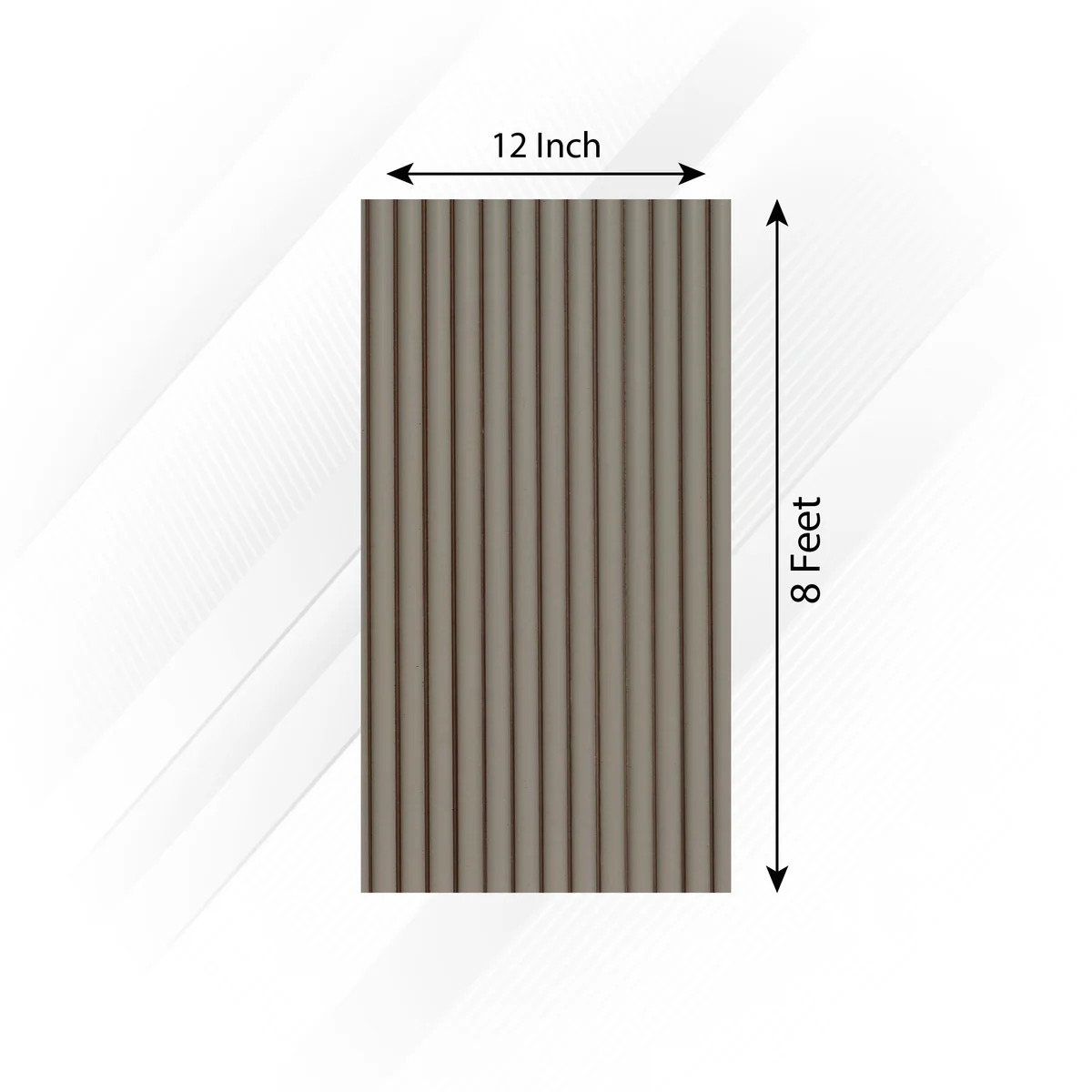 Frikly Basics Louvers Panel/Planks 8 Feet * 1 Feet - VDGL 0012743 FB