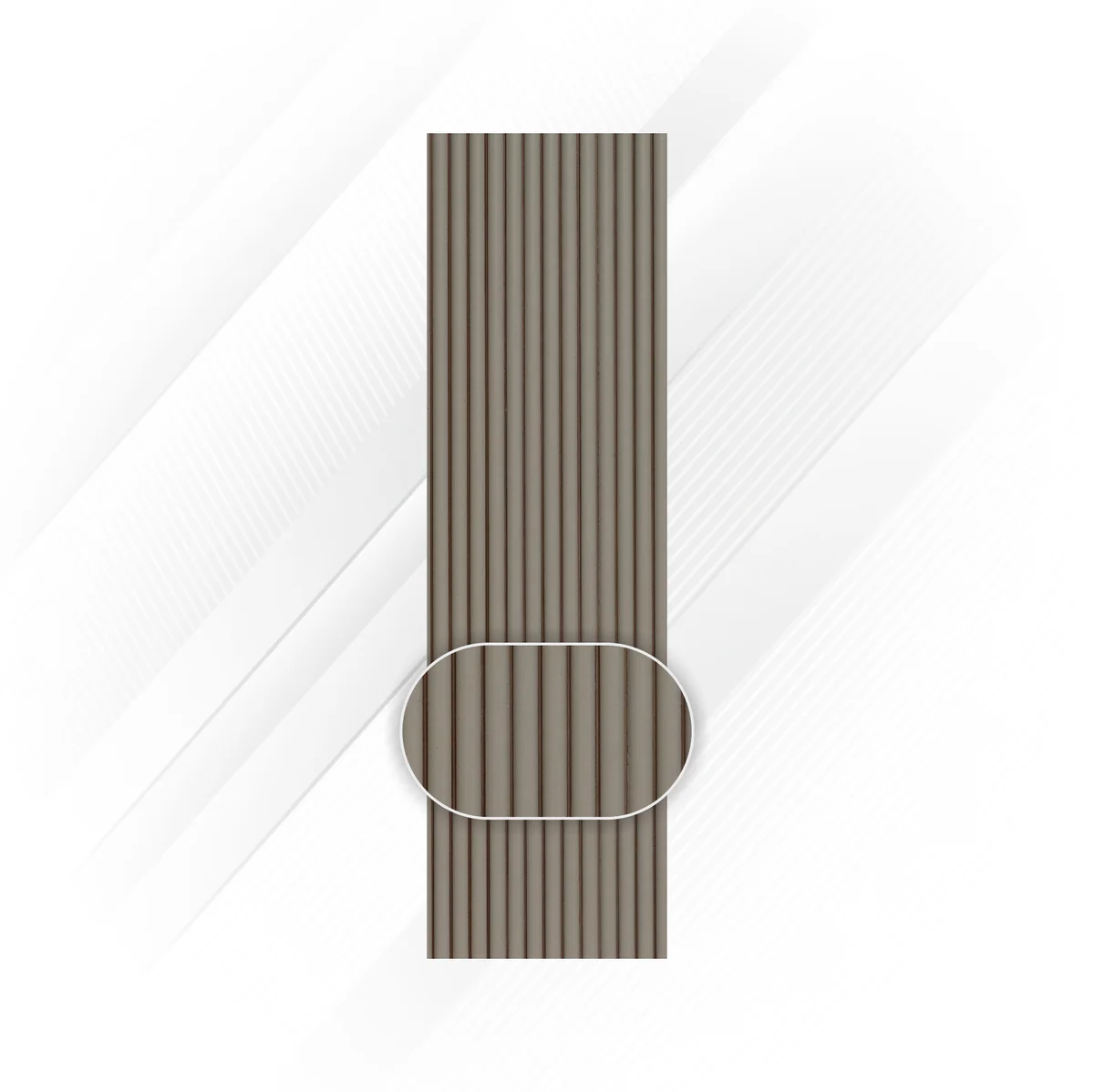 Frikly Basics Louvers Panel/Planks 8 Feet * 1 Feet - VDGL 0012743 FB