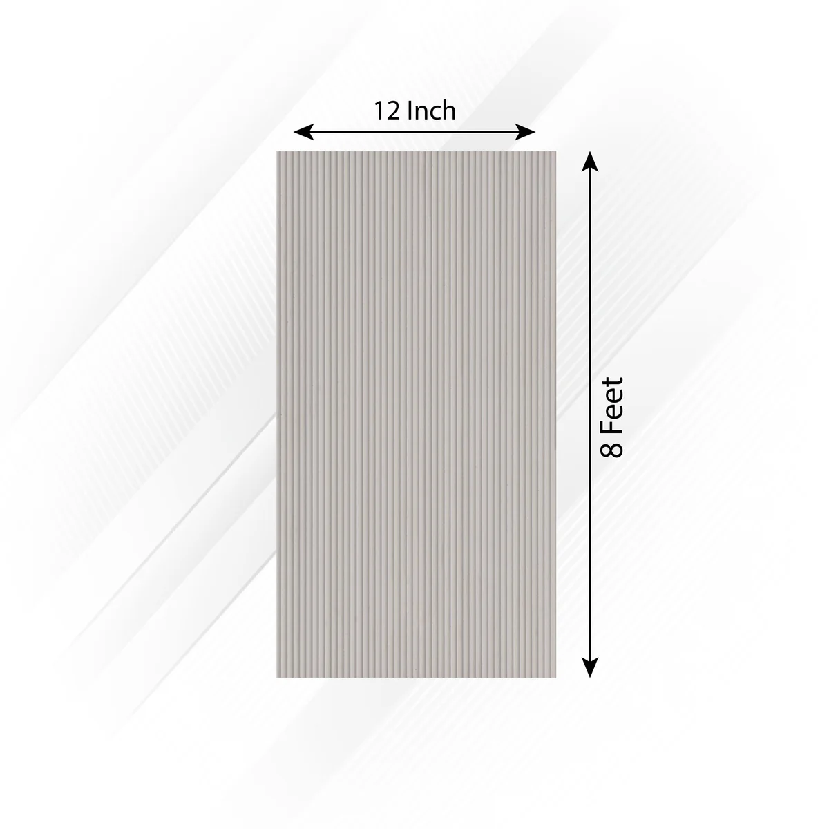 Frikly Basics Louvers Panel/Planks 8 Feet * 1 Feet - VDGL 0012739 FB