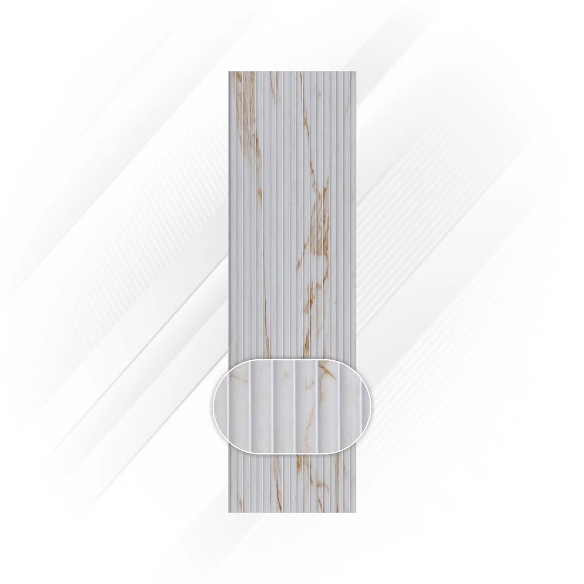 Frikly Basics Louvers Panel/Planks 8 Feet * 1 Feet - VDGL 0012724 FB
