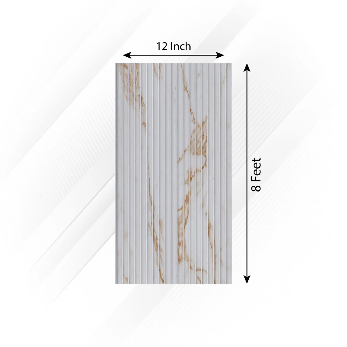 Frikly Basics Louvers Panel/Planks 8 Feet * 1 Feet - VDGL 0012724 FB