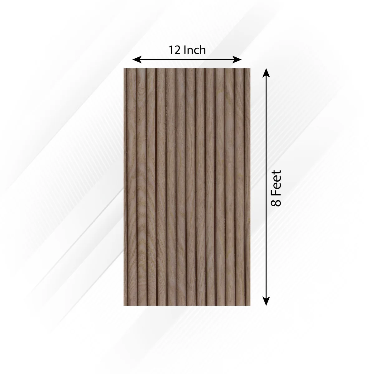 Frikly Basics Louvers Panel/Planks 8 Feet * 1 Feet - VDGL 0012723 FB
