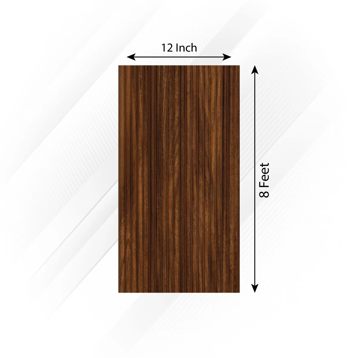 Frikly Basics Louvers Panel/Planks 8 Feet * 1 Feet - VDGL 0012721 FB