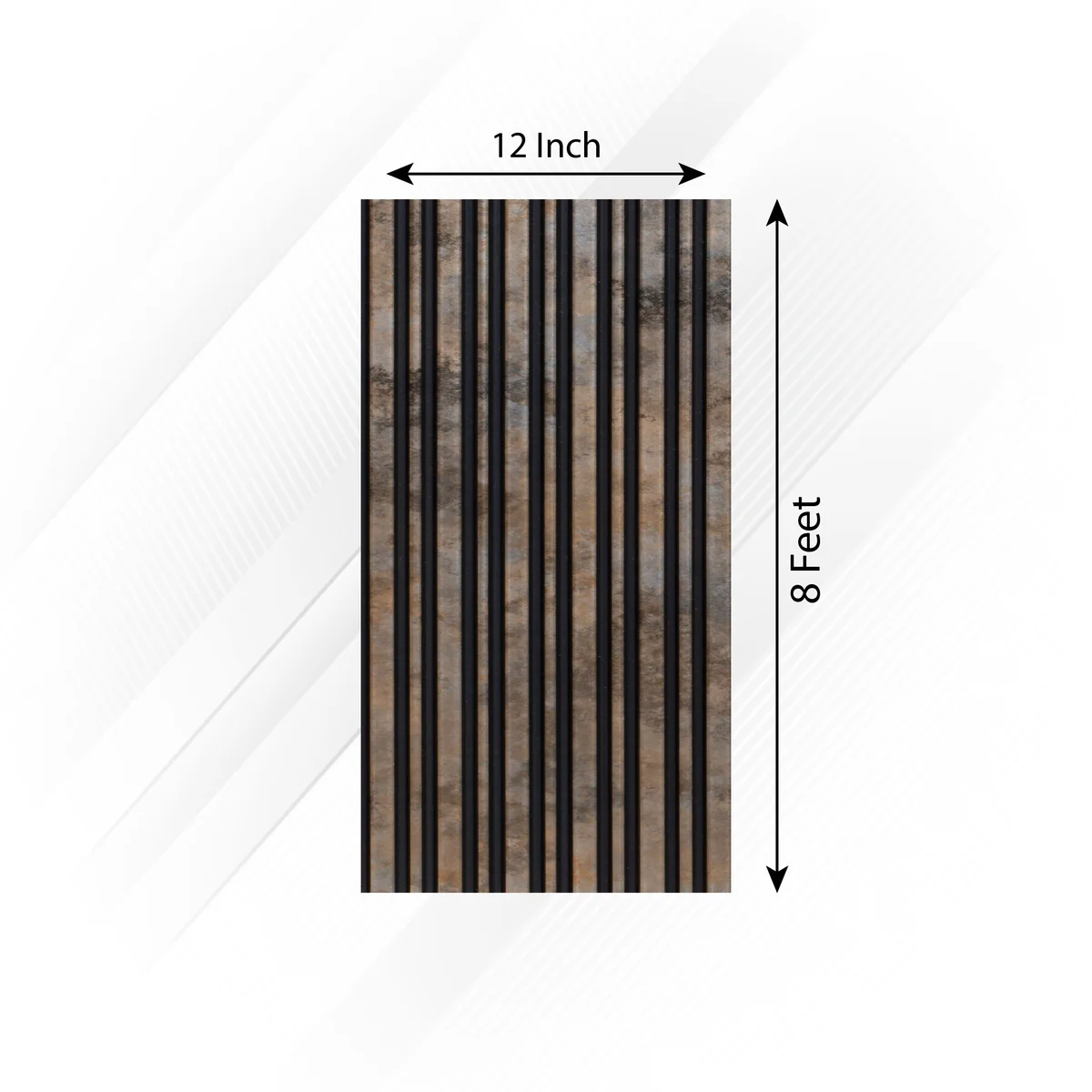 Frikly Basics Louvers Panel/Planks 8 Feet * 1 Feet - VDGL 0012710 FB