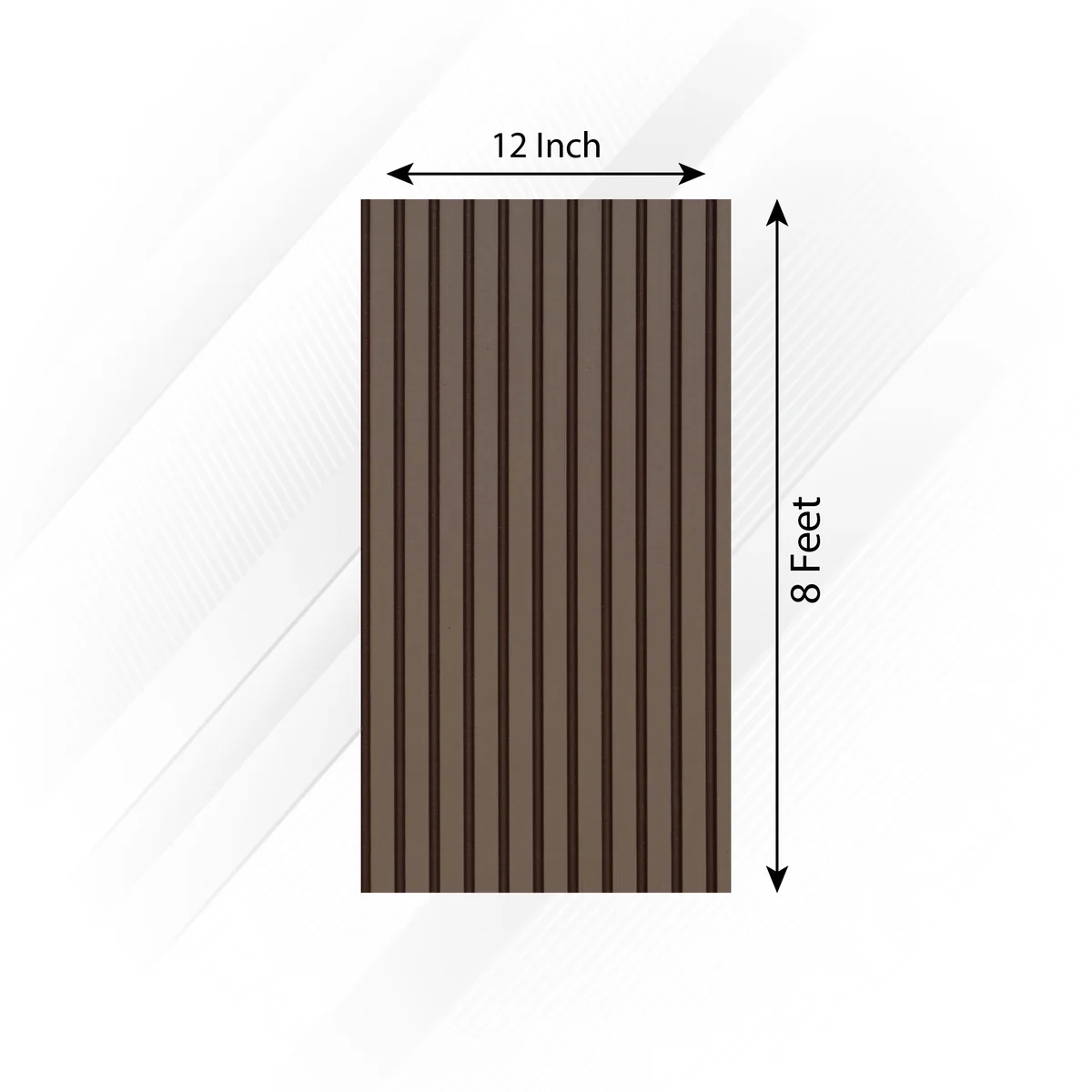 Frikly Basics Louvers Panel/Planks 8 Feet * 1 Feet - VDGL 0012706 FB