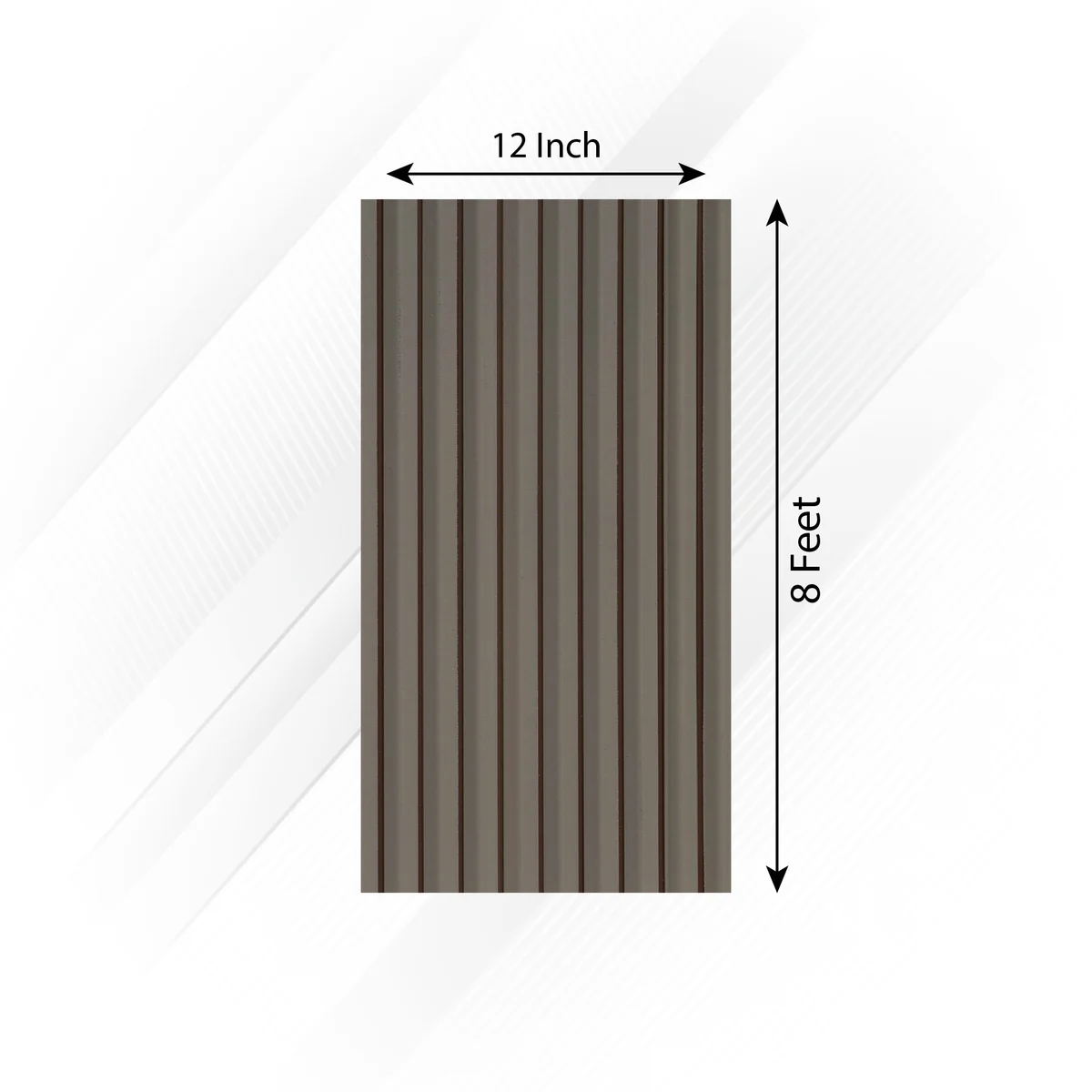 Frikly Basics Louvers Panel/Planks 8 Feet * 1 Feet - VDGL 0012735 FB