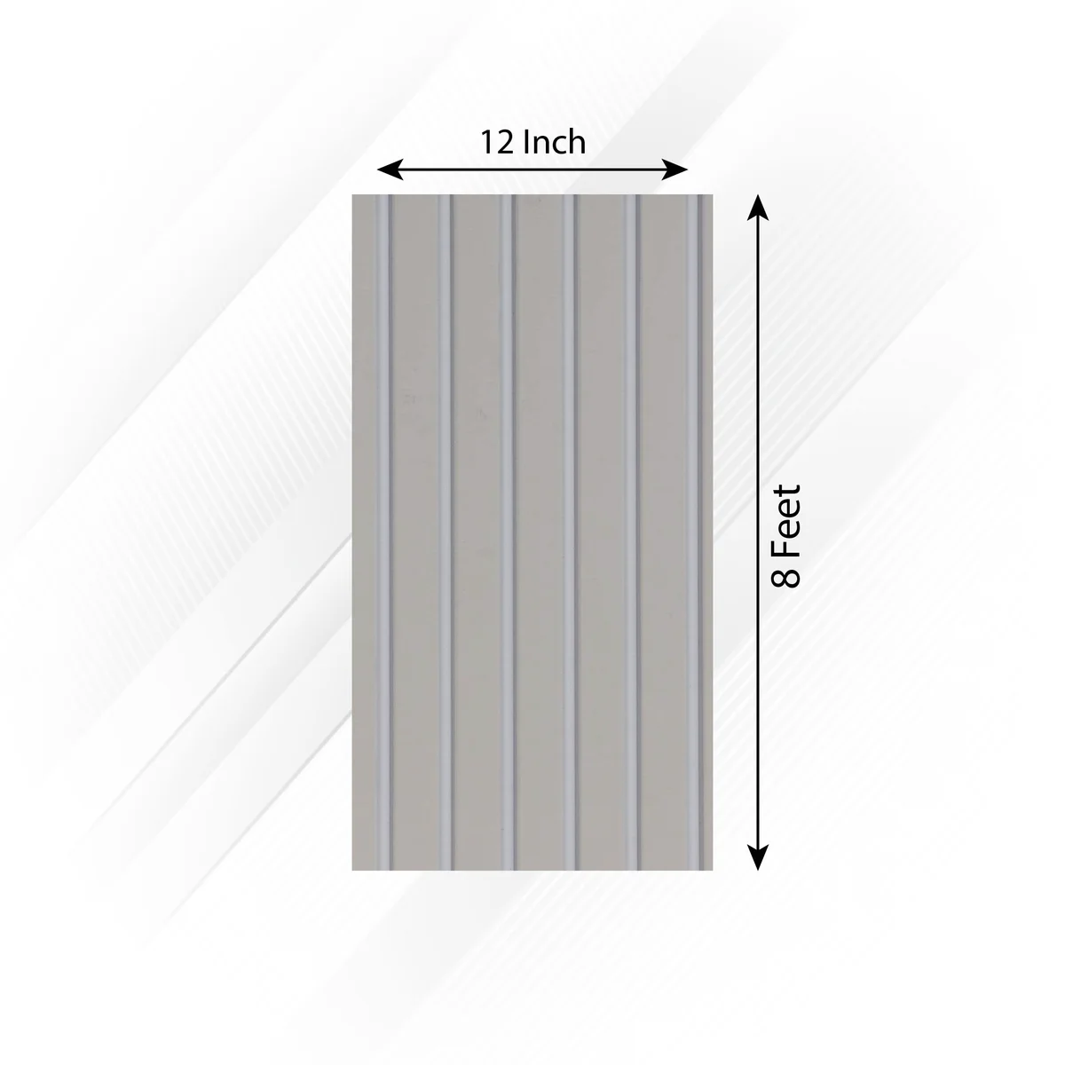 Frikly Basics Louvers Panel/Planks 8 Feet * 1 Feet - VDGL 0012740 FB