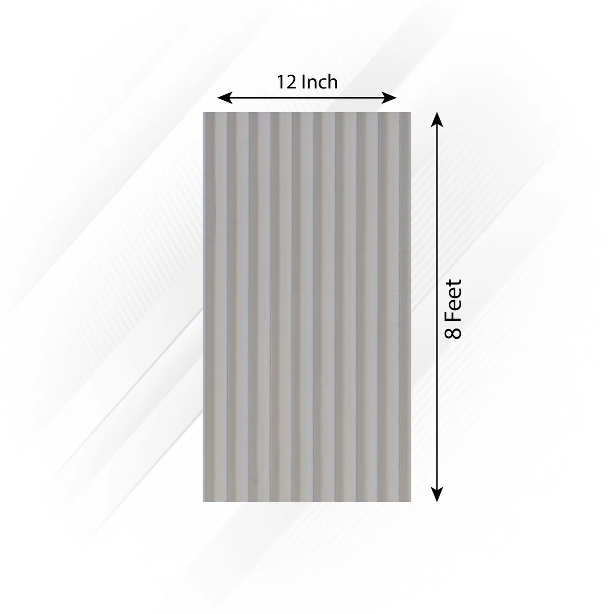 Frikly Basics Louvers Panel/Planks 8 Feet * 1 Feet - VDGL 0012738 FB