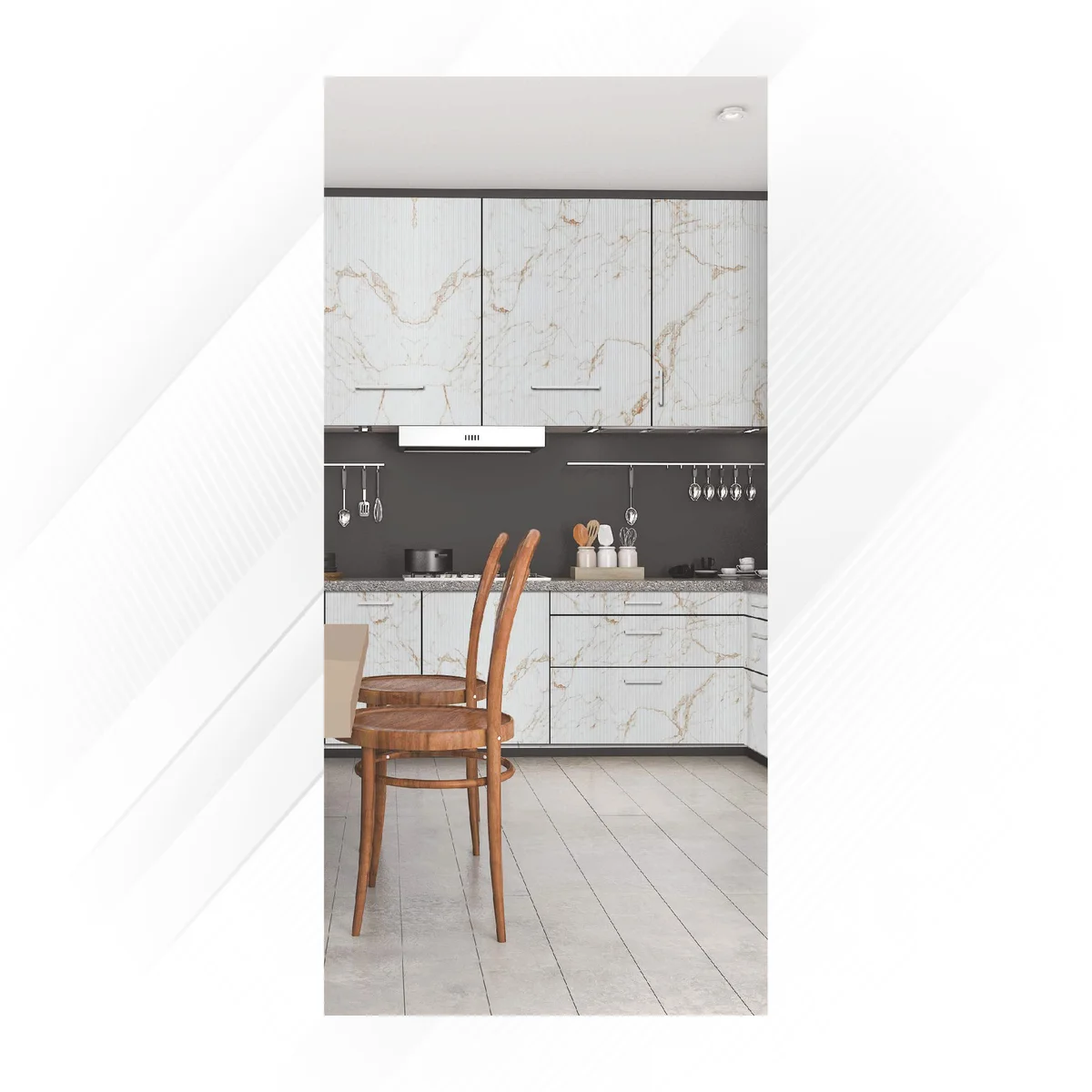 Frikly Basics Louvers Panel/Planks 8 Feet * 2 Feet - VDGL 006151 FB