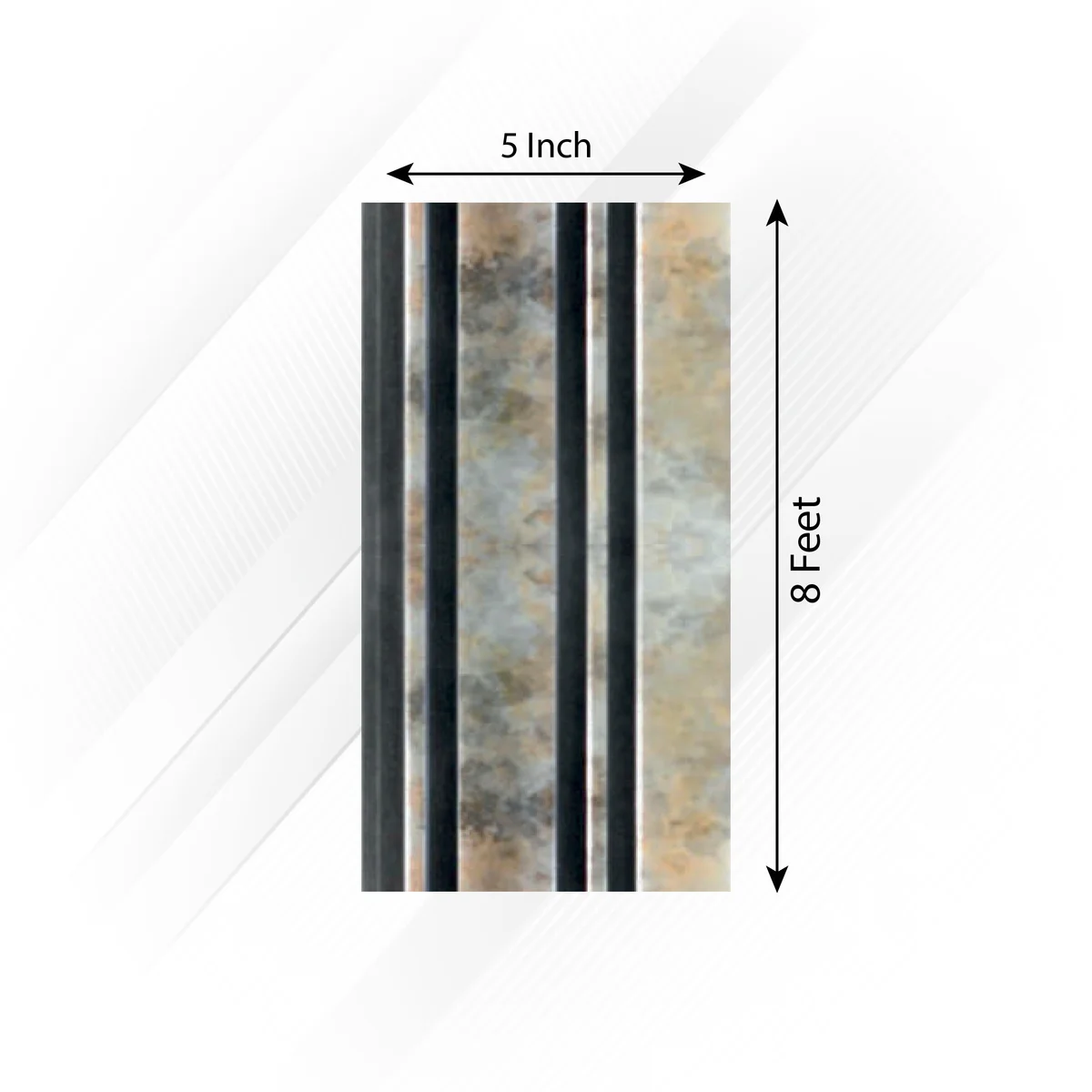 Frikly Basics Louvers Panel/Planks 8 Feet * 5 Inch - VDGL 009857 FB