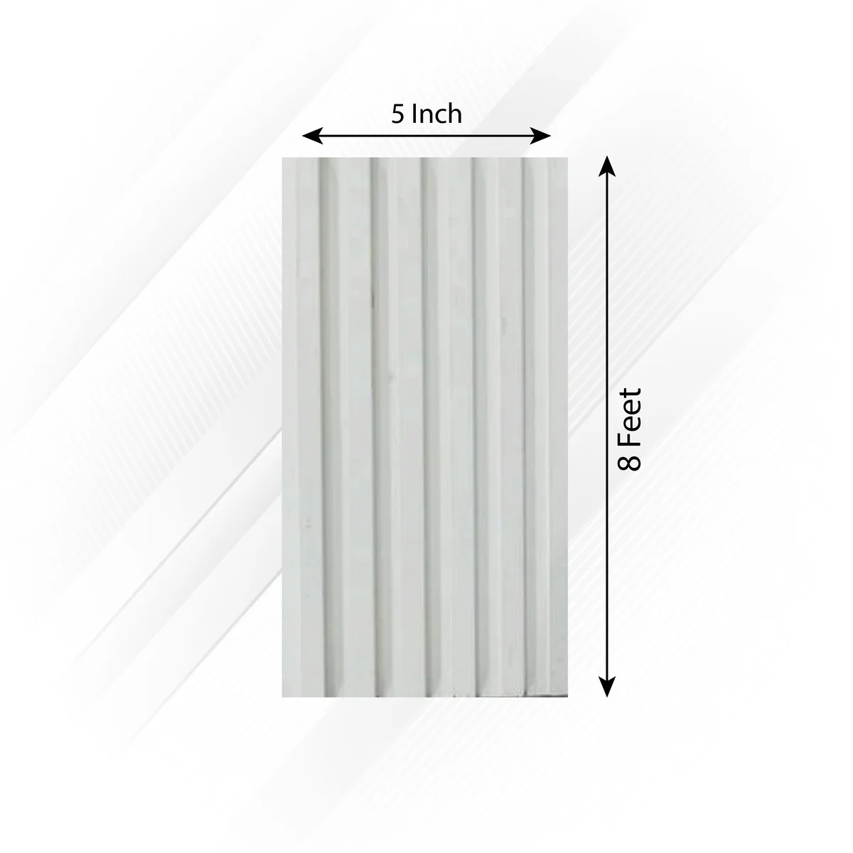 Frikly Basics Louvers Panel/Planks 8 Feet * 5 Inch - VDGL 009732 FB