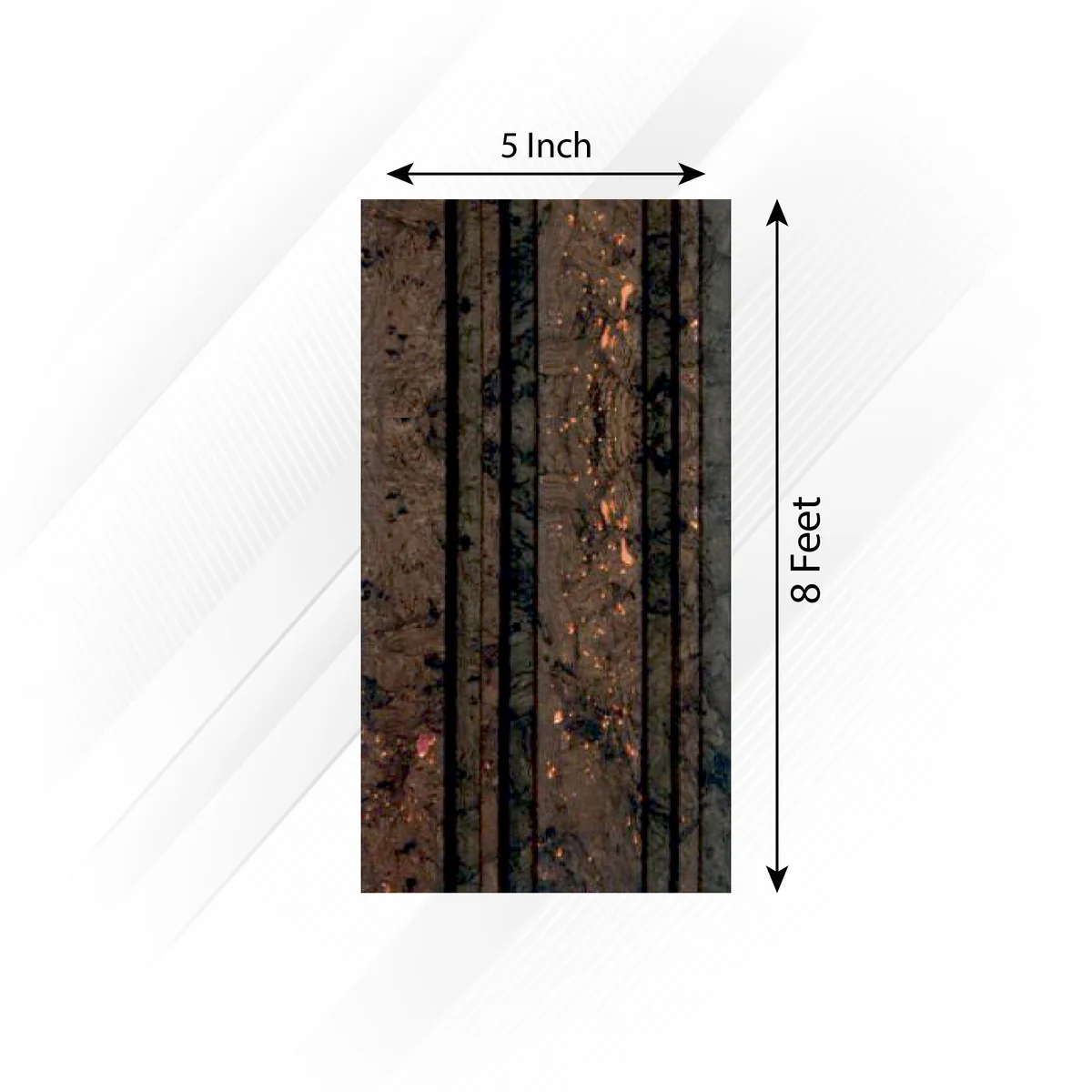 Frikly Basics Louvers Panel/Planks 8 Feet * 5 Inch - VDGL 009977 FB