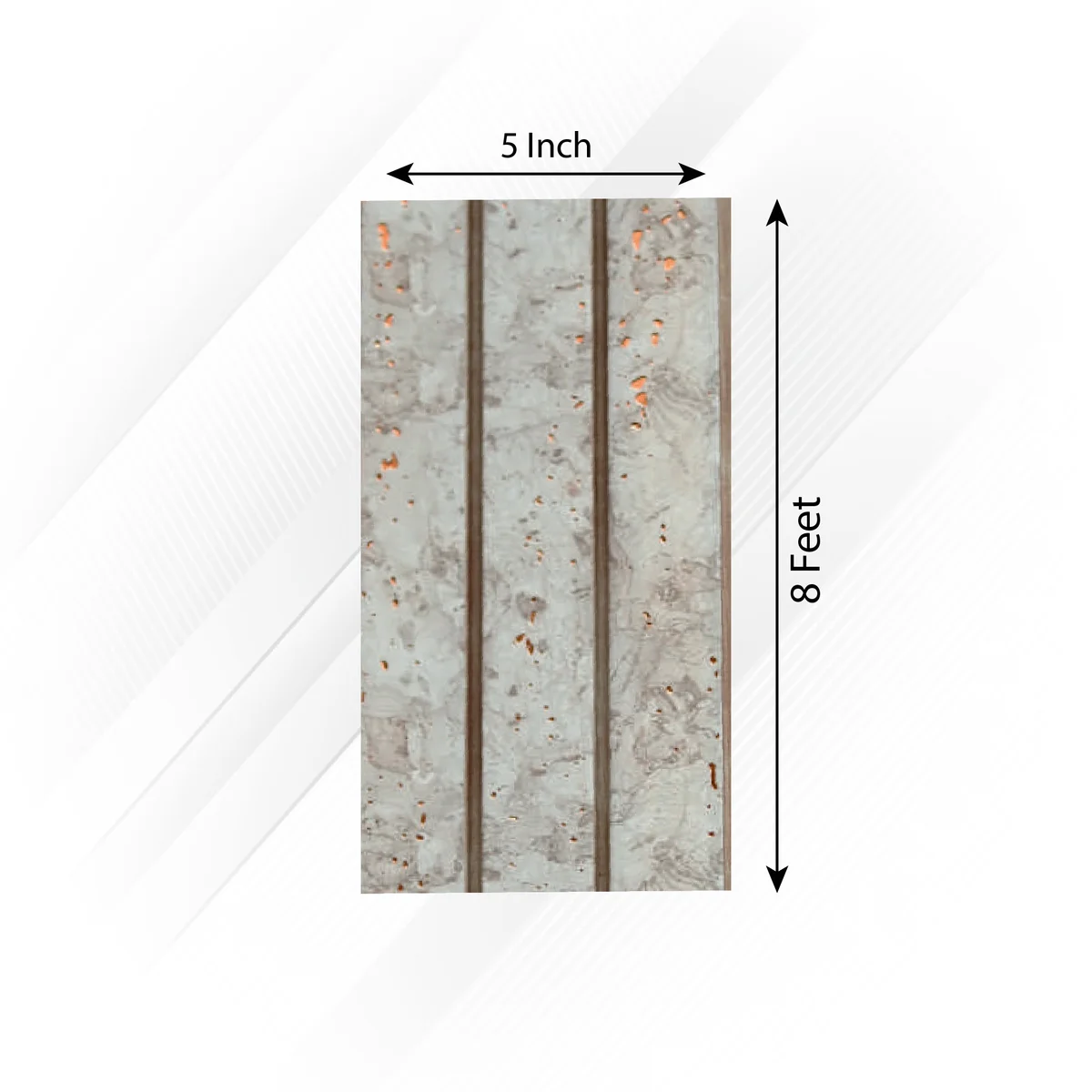 Frikly Basics Louvers Panel/Planks 8 Feet * 5 Inch - VDGL 009974 FB