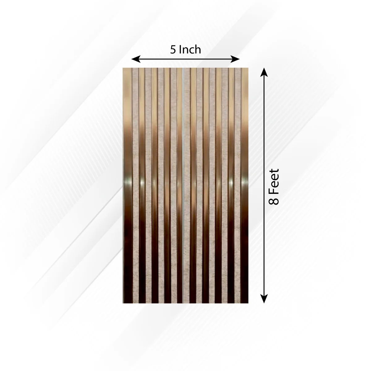 Frikly Basics Louvers Panel/Planks 8 Feet * 5 Inch - VDGL 009909 FB