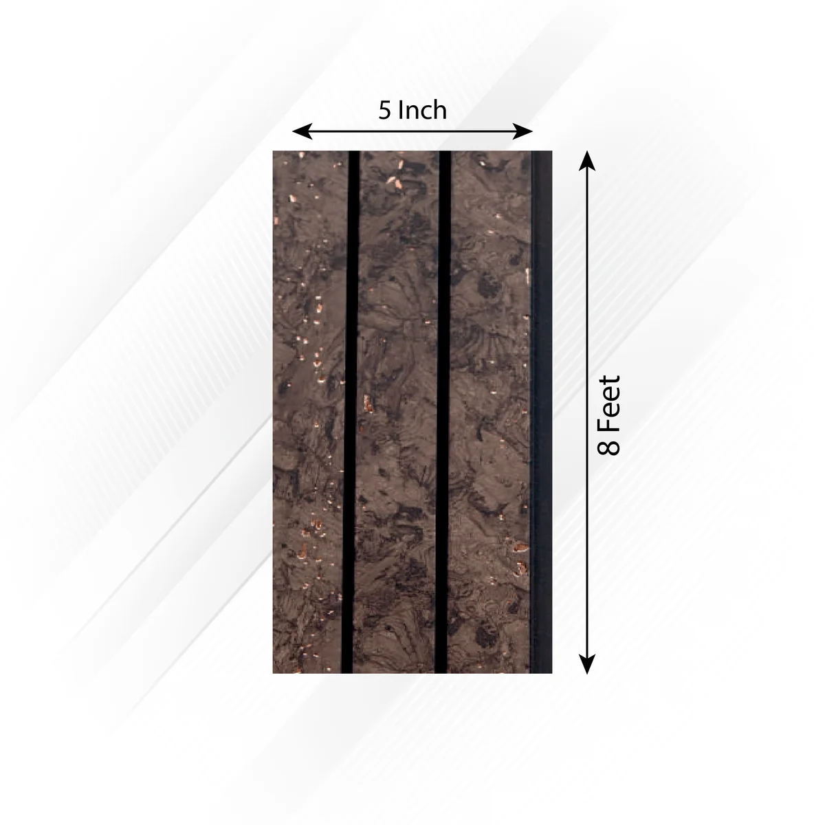 Frikly Basics Louvers Panel/Planks 8 Feet * 5 Inch - VDGL 009755 FB
