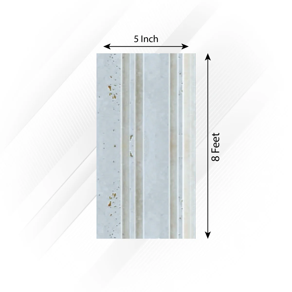 Frikly Basics Louvers Panel/Planks 8 Feet * 5 Inch - VDGL 009976 FB