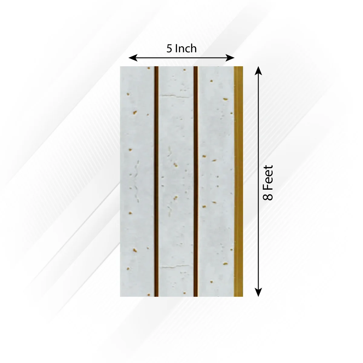 Frikly Basics Louvers Panel/Planks 8 Feet * 5 Inch - VDGL 009951 FB