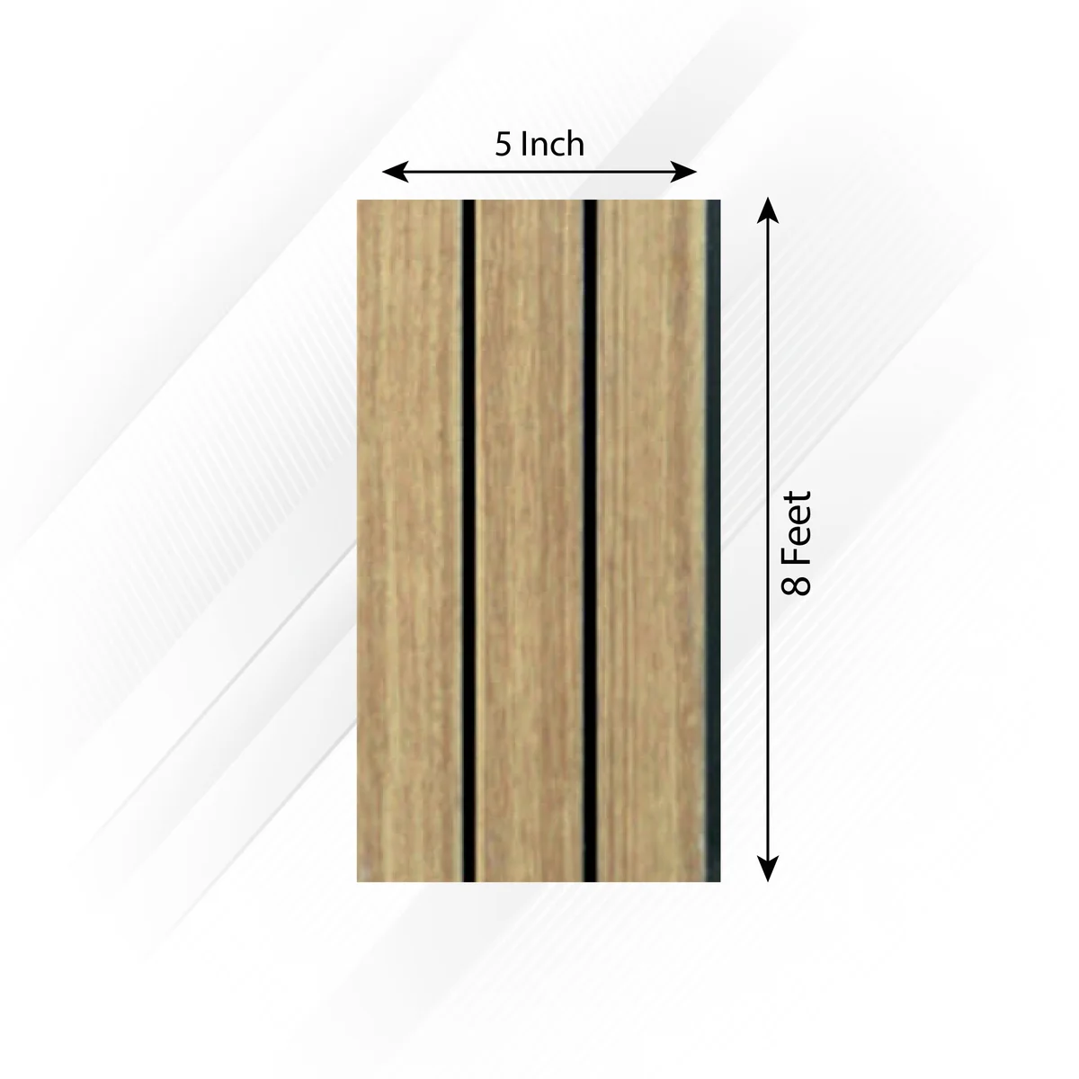 Frikly Basics Louvers Panel/Planks 8 Feet * 5 Inch - VDGL 009859 FB