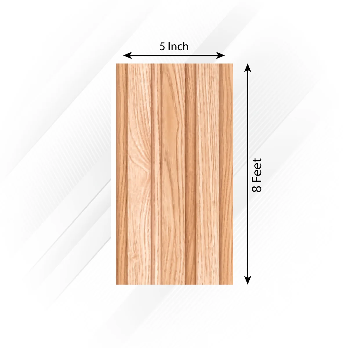 Frikly Basics Louvers Panel/Planks 8 Feet * 5 Inch - VDGL 009721 FB