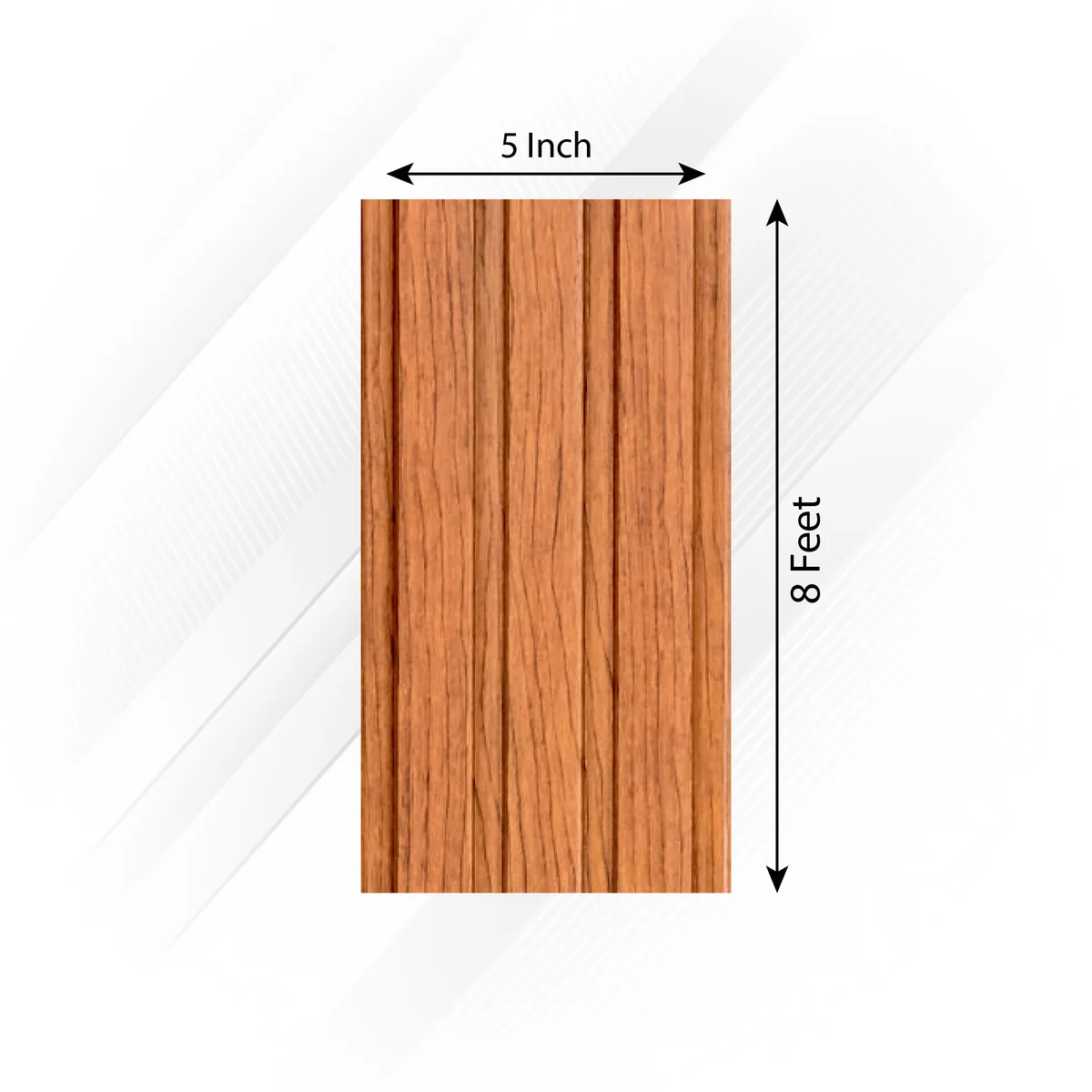Frikly Basics Louvers Panel/Planks 8 Feet * 5 Inch - VDGL 009722 FB