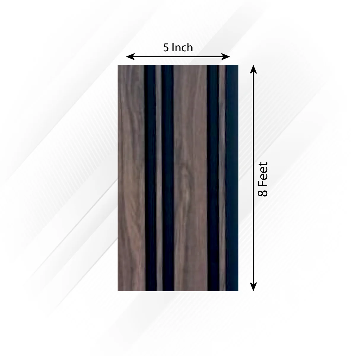 Frikly Basics Louvers Panel/Planks 8 Feet * 5 Inch - VDGL 009824 FB