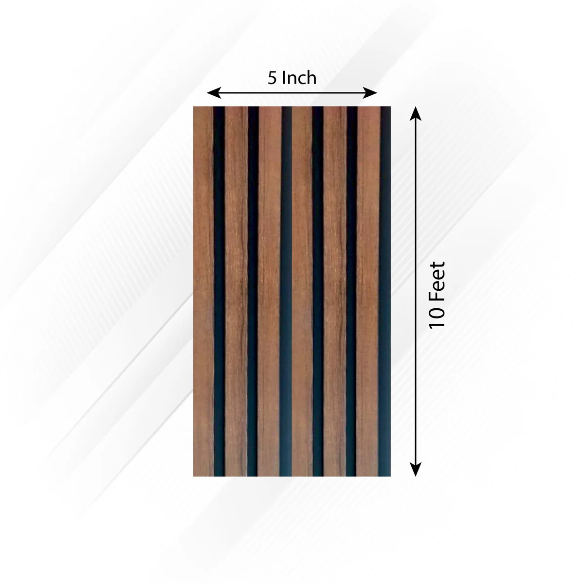 Frikly Basics Louvers Panel/Planks 10 Feet * 5 Inch - GL 10823