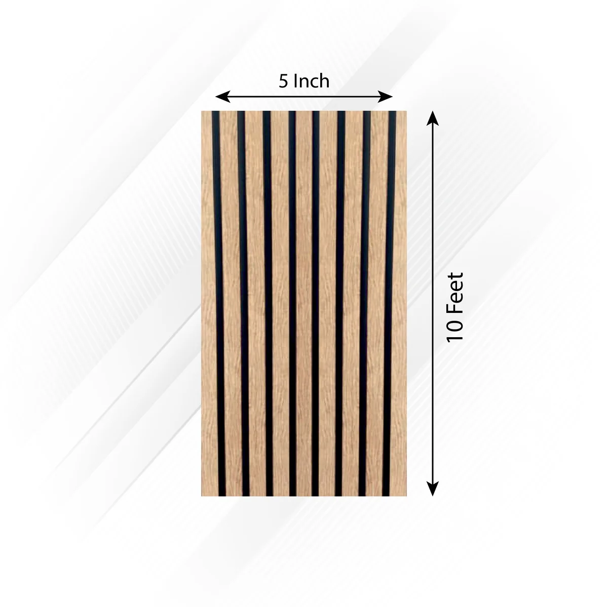Frikly Basics Louvers Panel/Planks 10 Feet * 5 Inch - GL 10806
