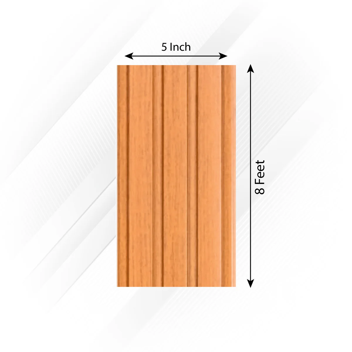 Frikly Basics Louvers Panel/Planks 8 Feet * 5 Inch - VDGL 009740 FB