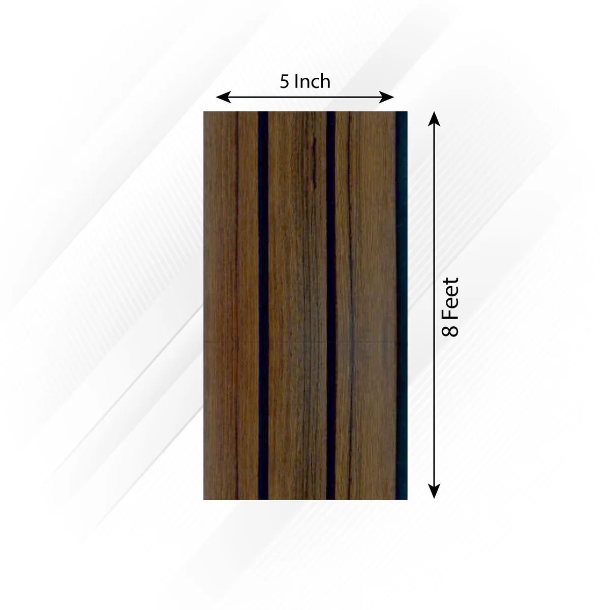 Frikly Basics Louvers Panel/Planks 8 Feet * 5 Inch - VDGL 009734 FB