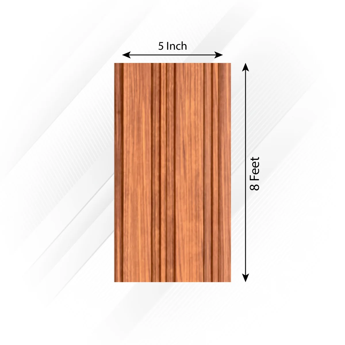 Frikly Basics Louvers Panel/Planks 8 Feet * 5 Inch - VDGL 009725 FB