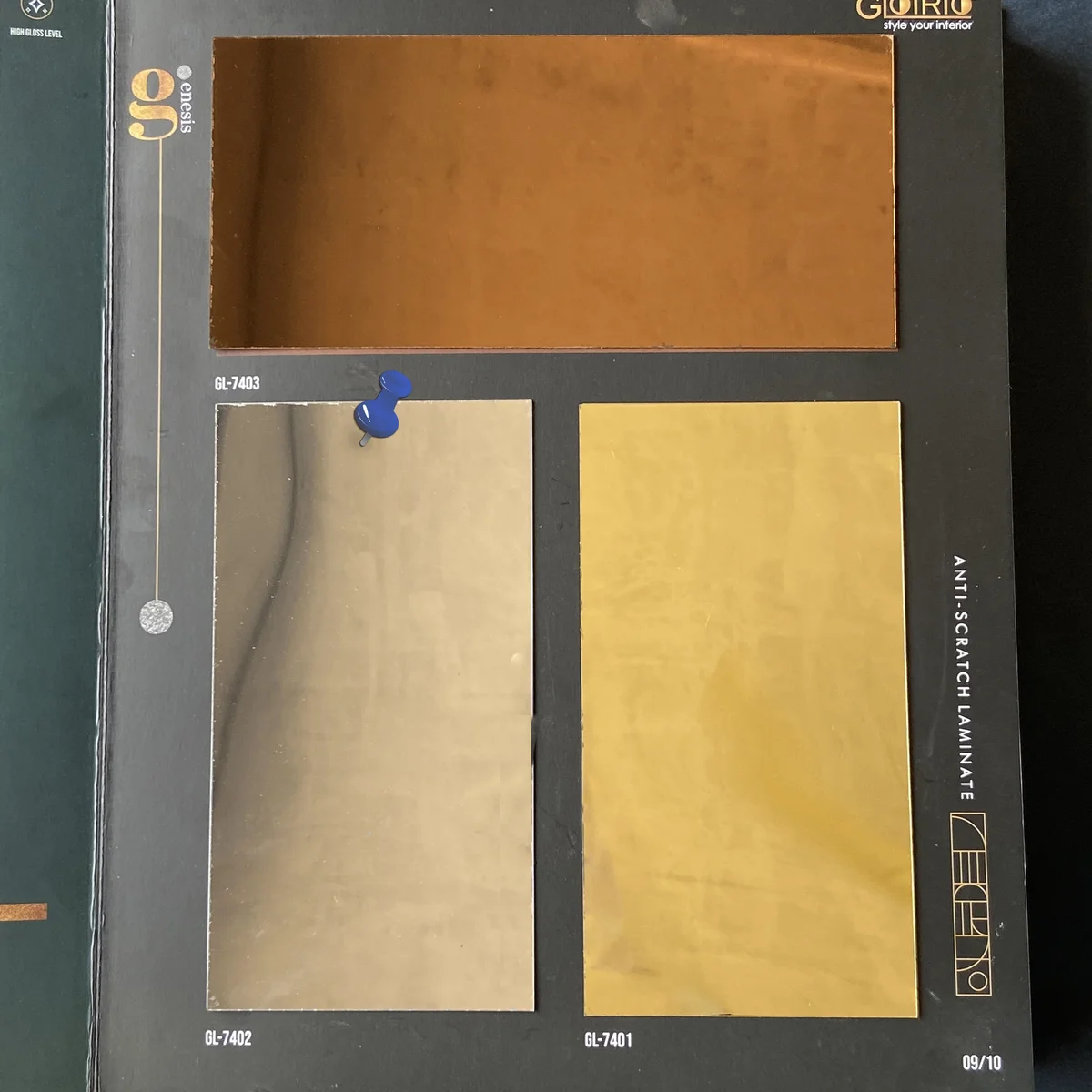 Frikly Basics 1 MM Mirror Glossy Acrylic Laminates (Mica/Sunmica)  | FB - 07402 VD