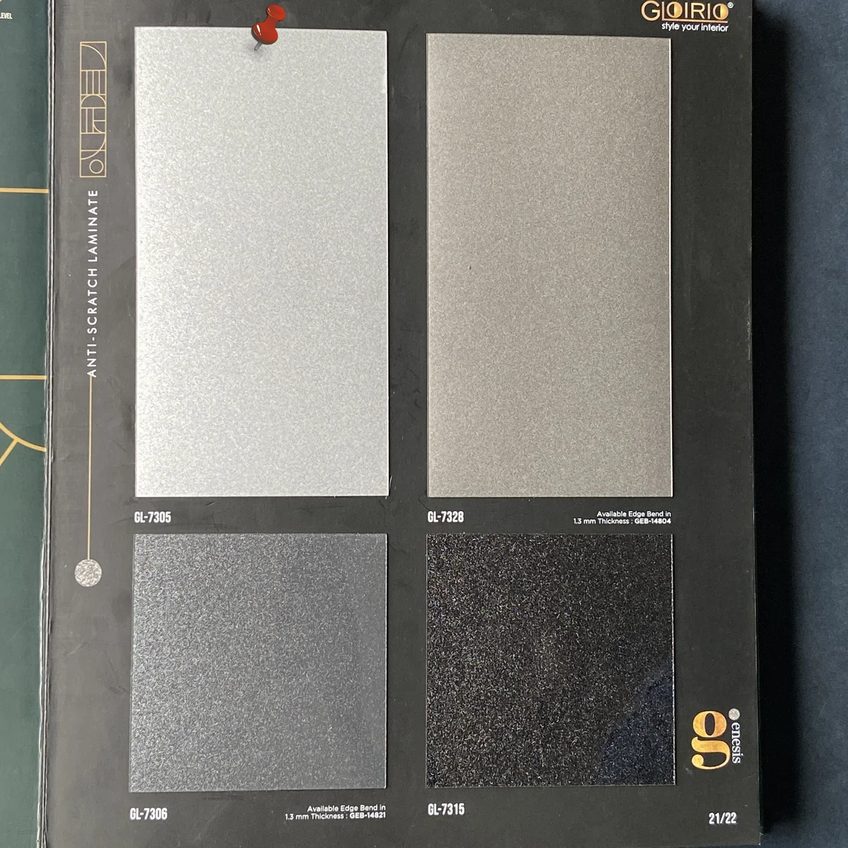 Frikly Basics 1 MM Sparkle Glossy Acrylic Laminates (Mica/Sunmica) | FB - 07305 VD