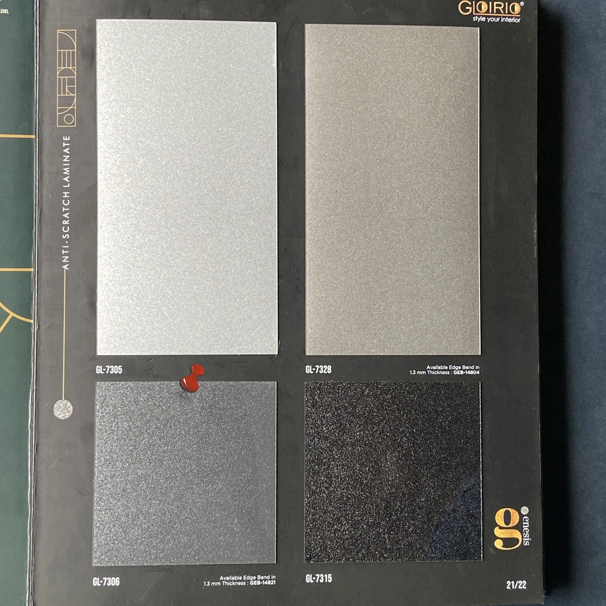 Frikly Basics 1 MM Sparkle Glossy Acrylic Laminates (Mica/Sunmica) | FB - 07306 VD