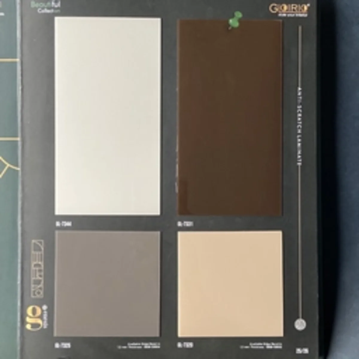 Frikly Basics 1 MM Plain Solid Colors Glossy Acrylic Laminates (Mica/Sunmica) | FB - 07331 VD