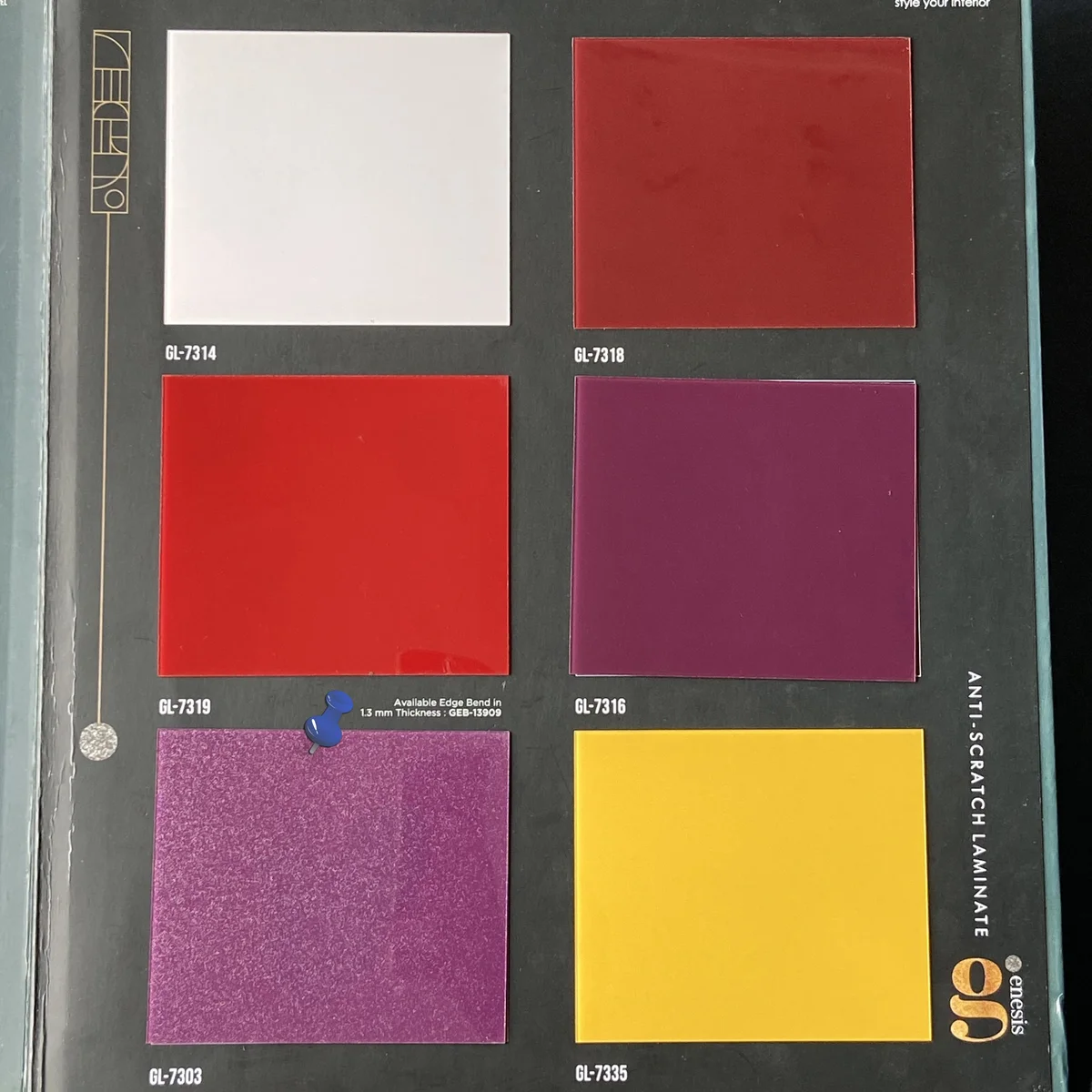 Frikly Basics 1 MM Sparkle Glossy Acrylic Laminates (Mica/Sunmica) | FB - 07303 VD