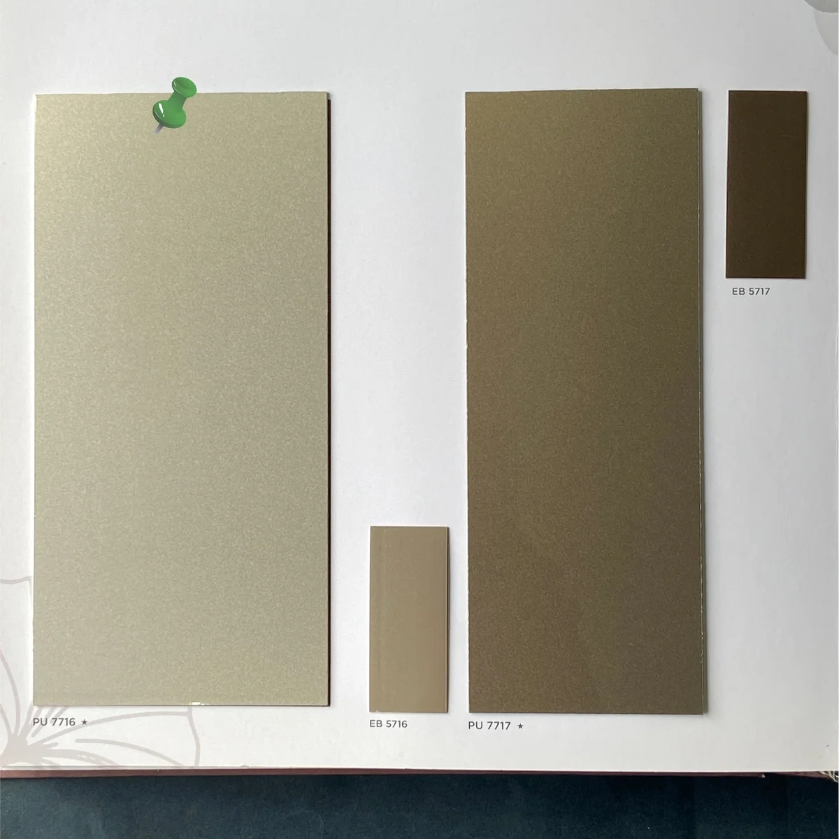 Treelam 1.5 MM Metallic PU Glossy PVC Laminates (Mica/Sunmica) - PU | 7716