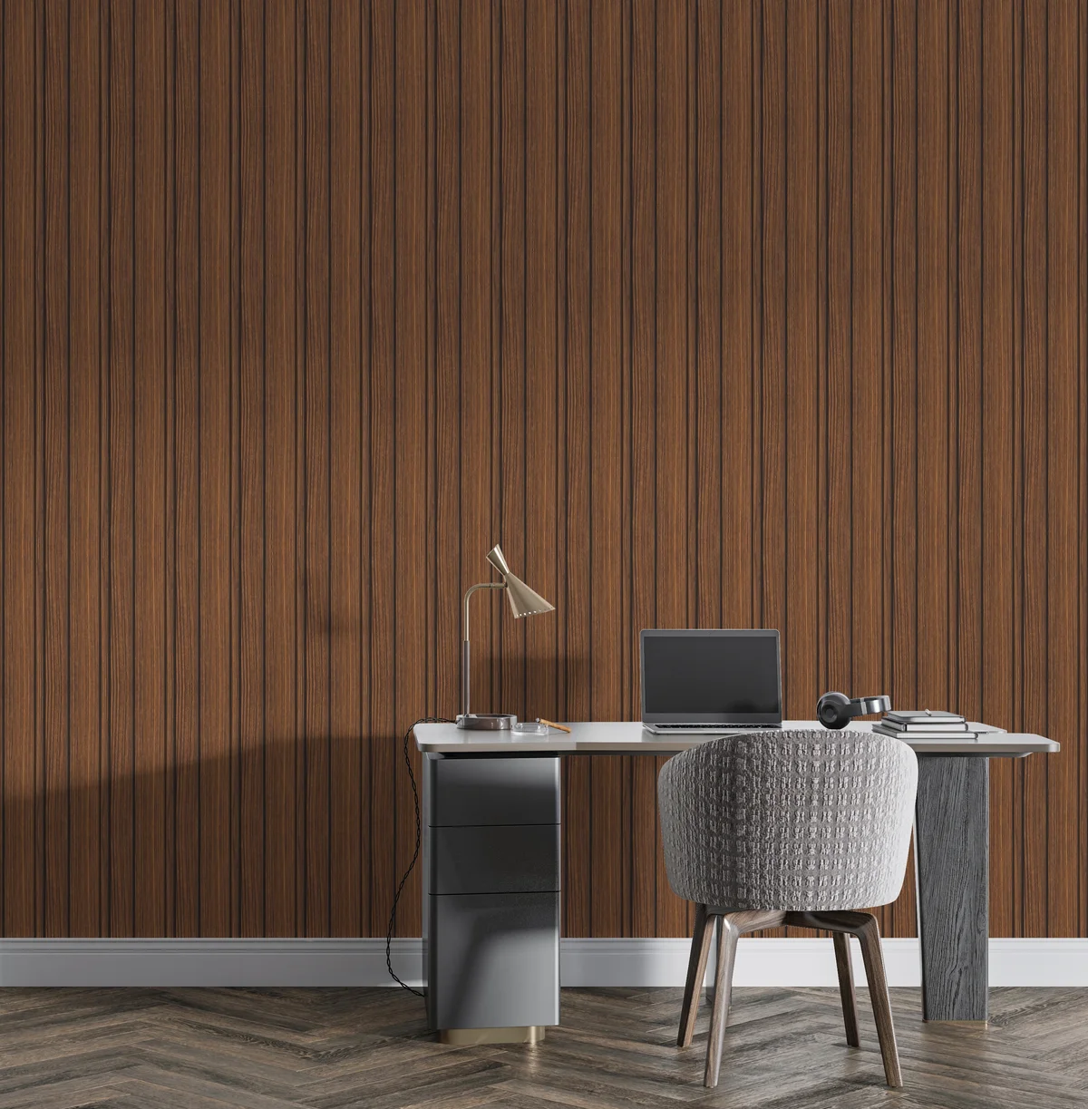 Wooden Fluted Louvers Panel/Planks 9.5 Feet * 5 Inch - FL 1225