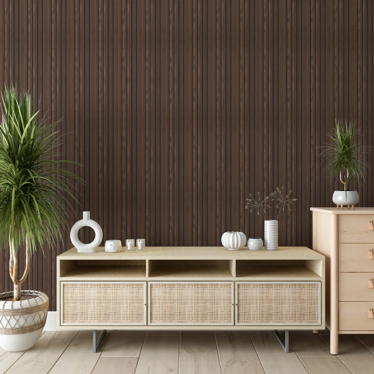 Treelam Wallon Vol 1 Louvers Panel/Planks 8 Feet * 5 Inch - WL 1231