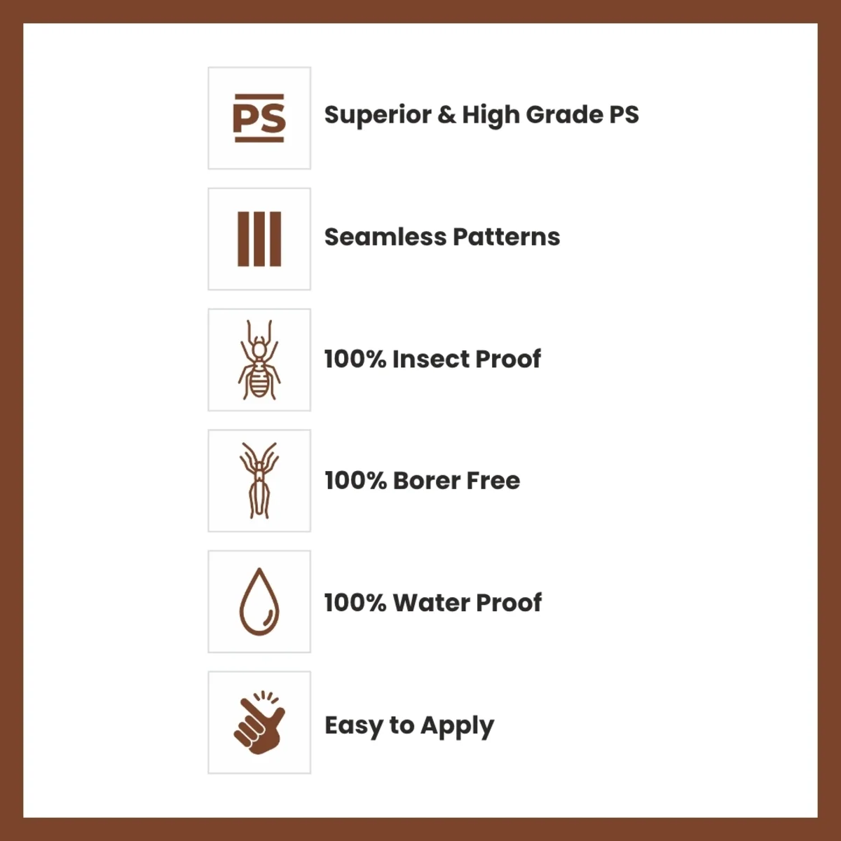 Wooden Fluted Louvers Panel/Planks 9.5 Feet * 5 Inch - FL 1232