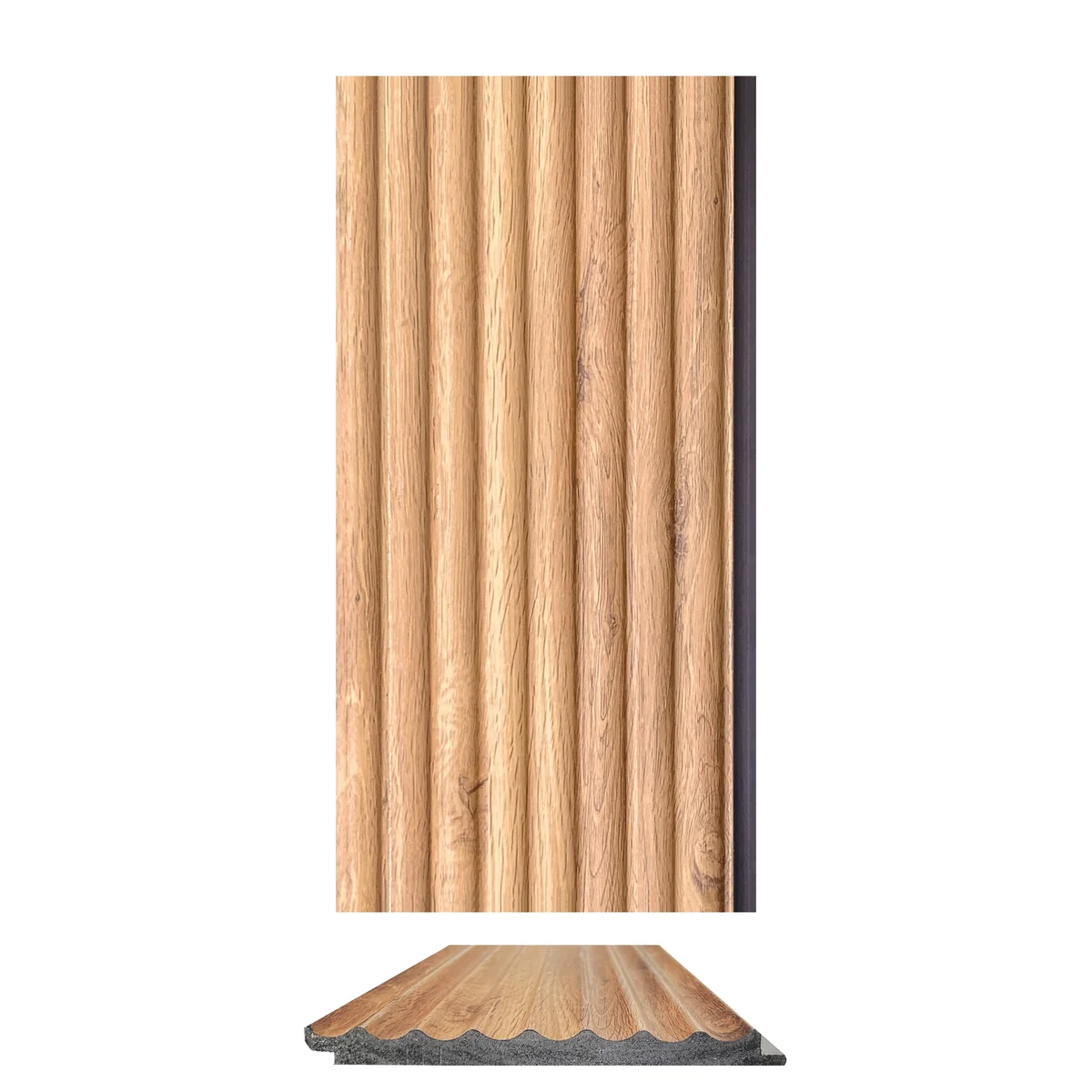 WoodGrove PVC Wall Panel Louvers Panel/Planks 8 Feet * 5 Inch - HL 210 MT